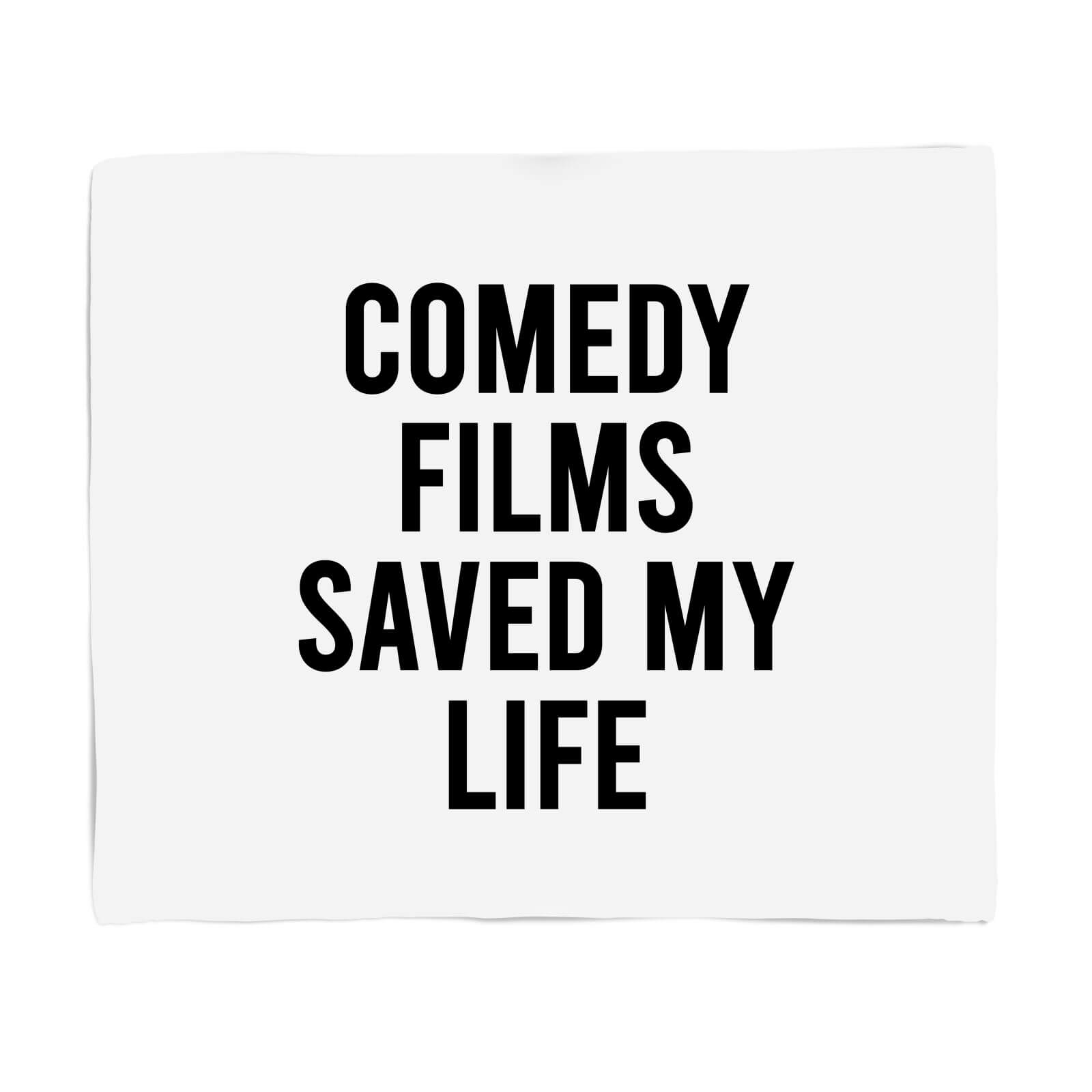 Comedy Films Saved My Life Fleece Blanket - S
