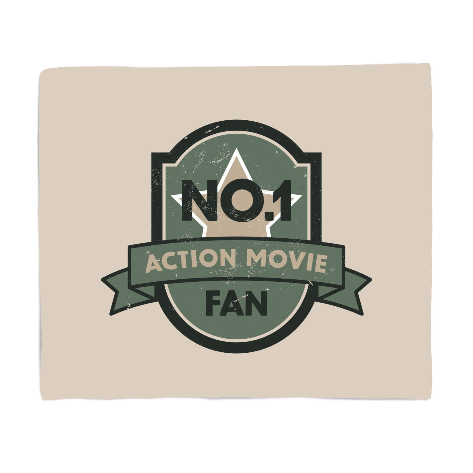 No.1 Action Movie Fan Fleece Blanket - S