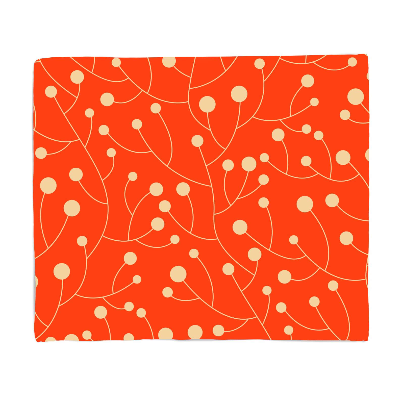 Berry Bush Fleece Blanket - S