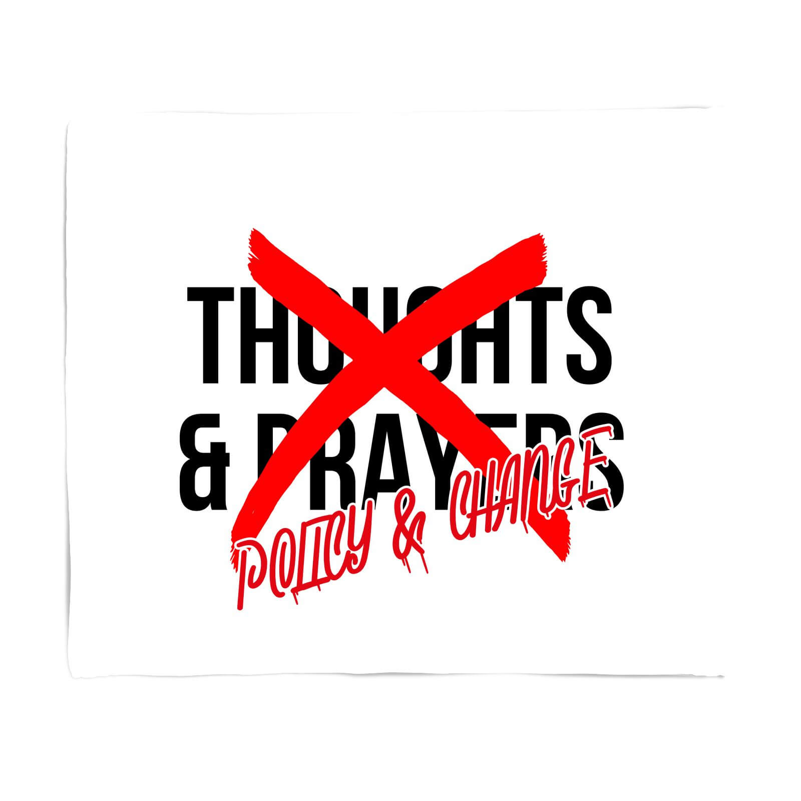 Policy & Change Fleece Blanket - S