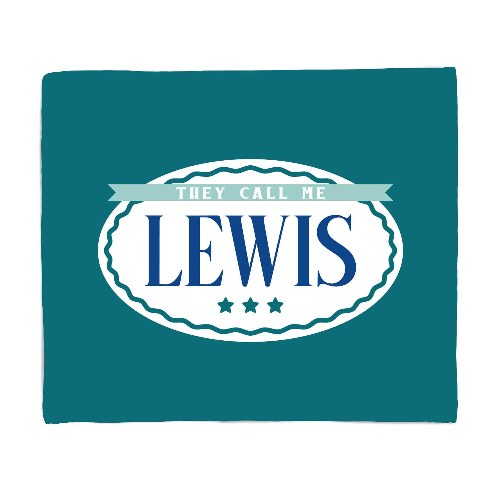 They Call Me Lewis Fleece Blanket - S