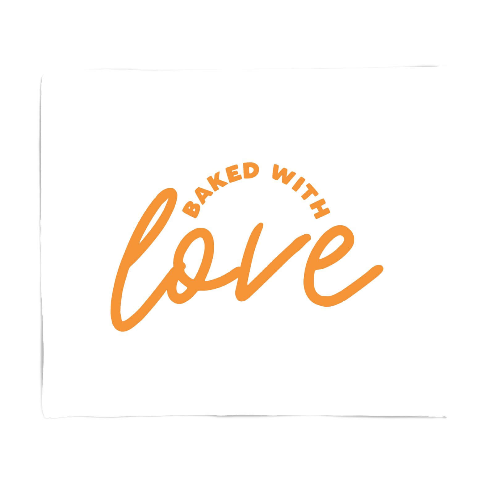 Baked With Love Fleece Blanket - S