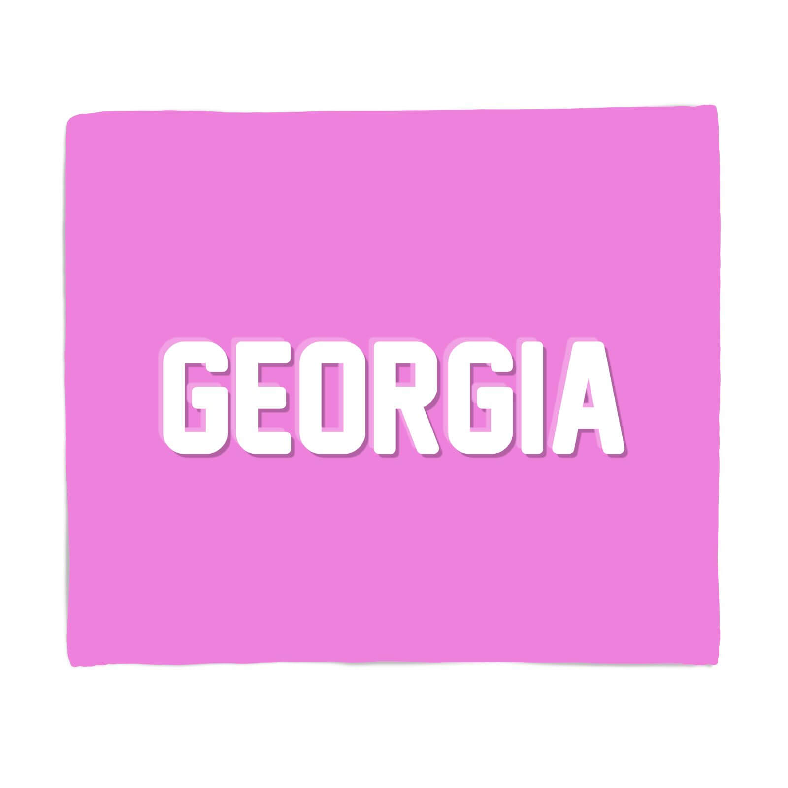 Embossed Georgia Fleece Blanket - S