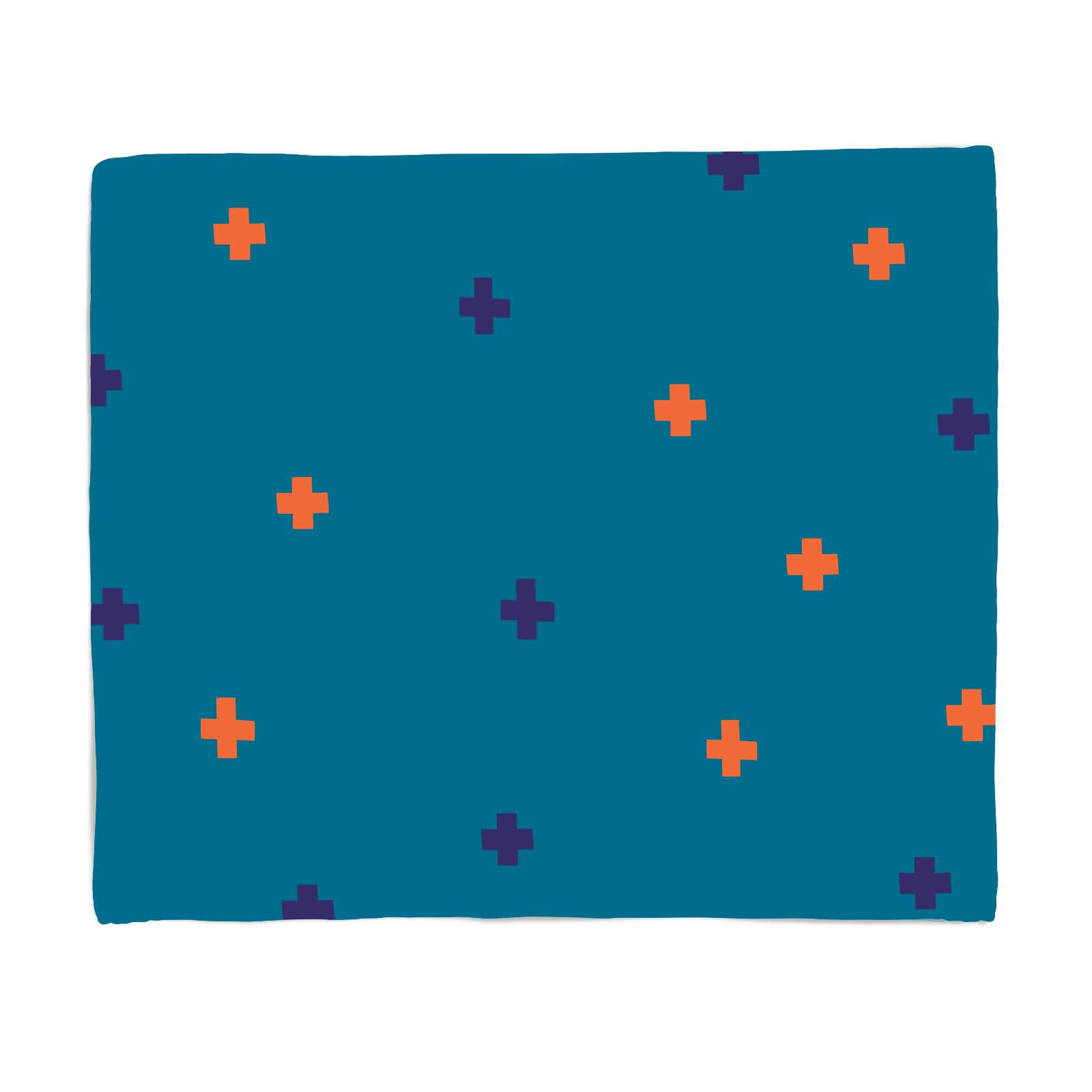 Mixed Cross Fleece Blanket - S