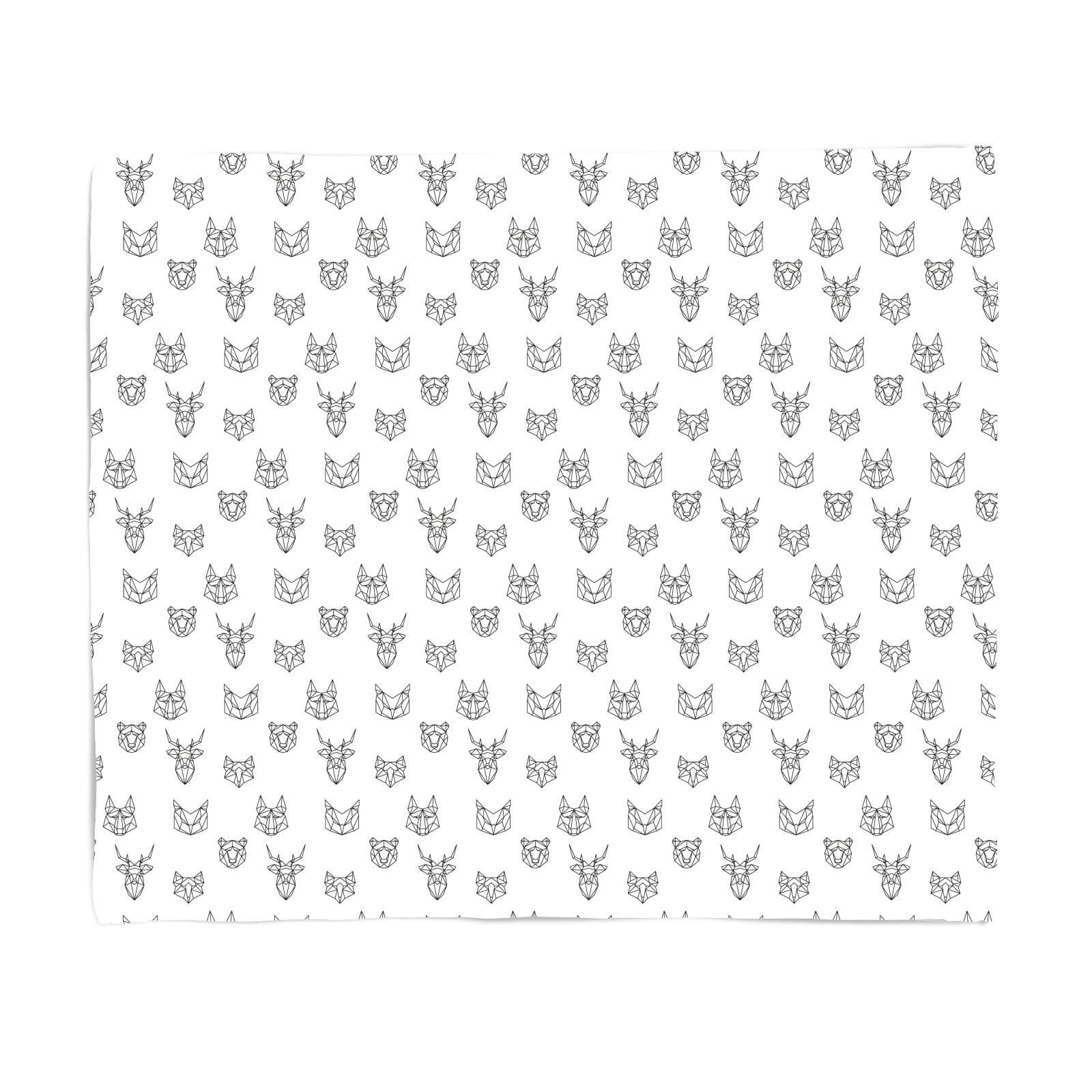 Animals Of The Day Forest Fleece Blanket - S