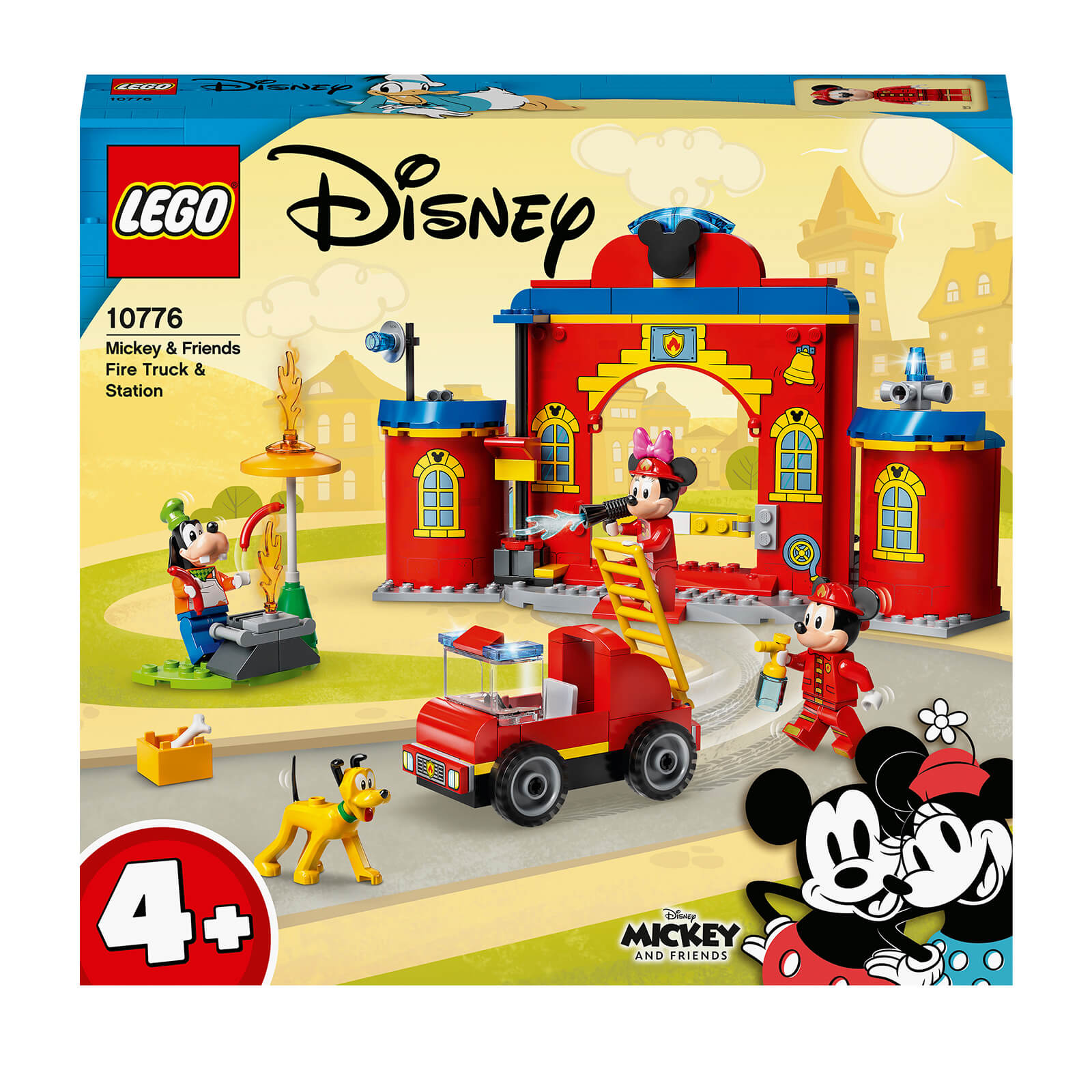 LEGO 4+ Mickey & Friends Camión y Estación de Bomberos (10776)
