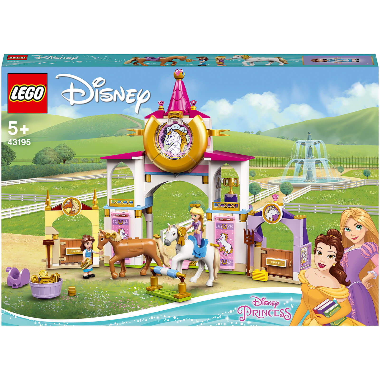 LEGO Disney Belle & Rapunzels Royal Stables Horse Toy (43195)
