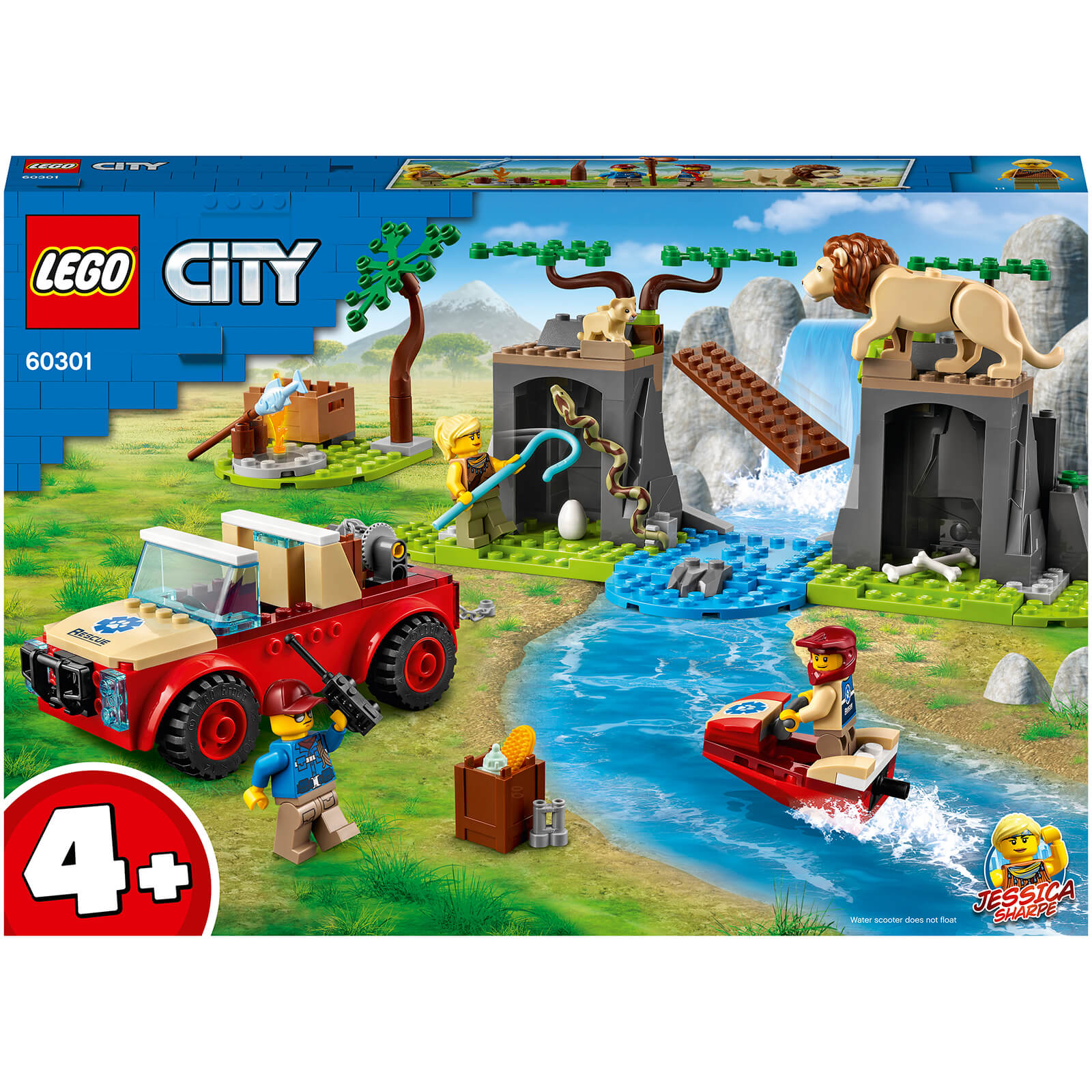 LEGO City Wildlife Rescue Off-Roader Toy (60301)