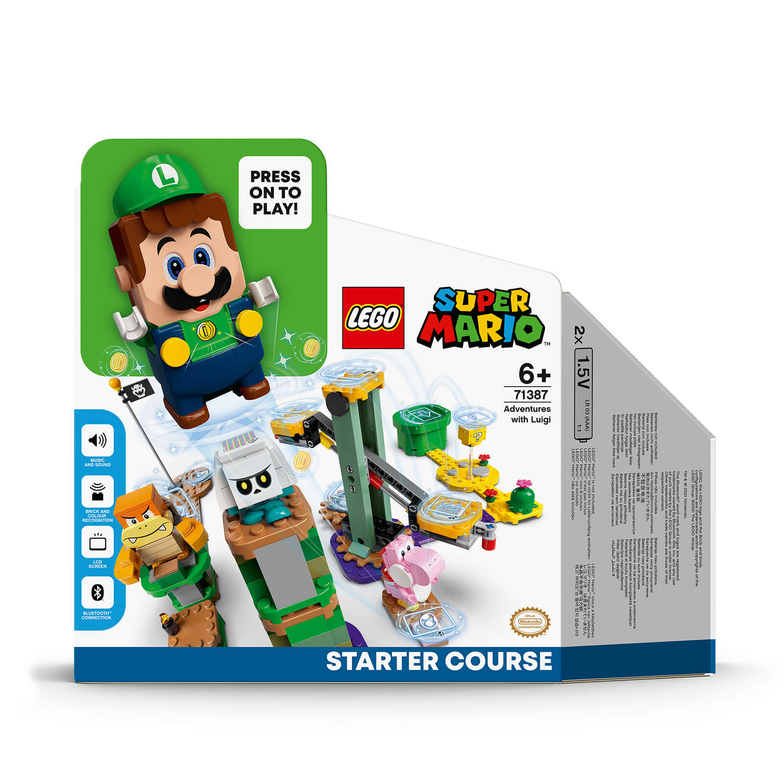 LEGO Super Mario Adventures Luigi Starter Course Toy (71387)