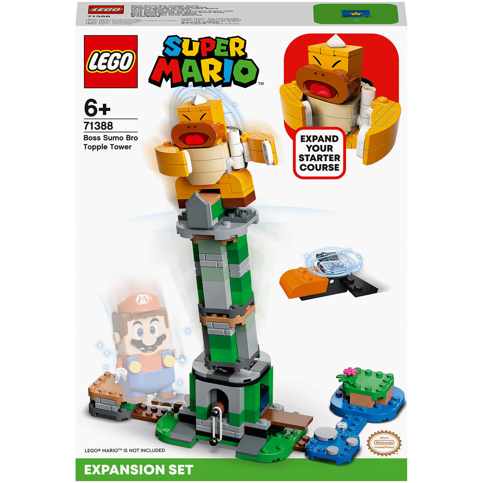 LEGO Super Mario Boss Sumo Bro Topple Tower Expansion Set (7