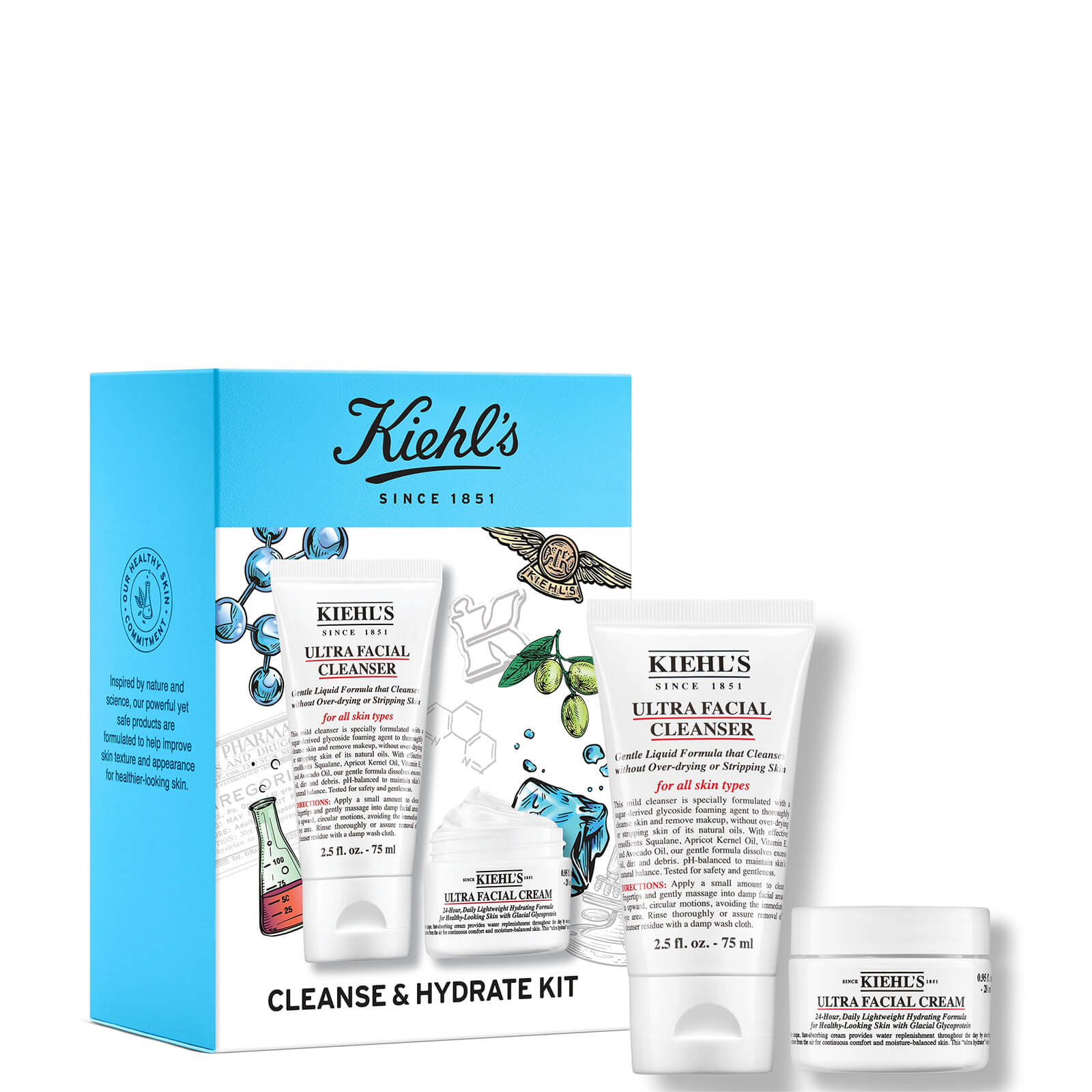 Kiehl's Cleanse and Hydrate Kit 28ml