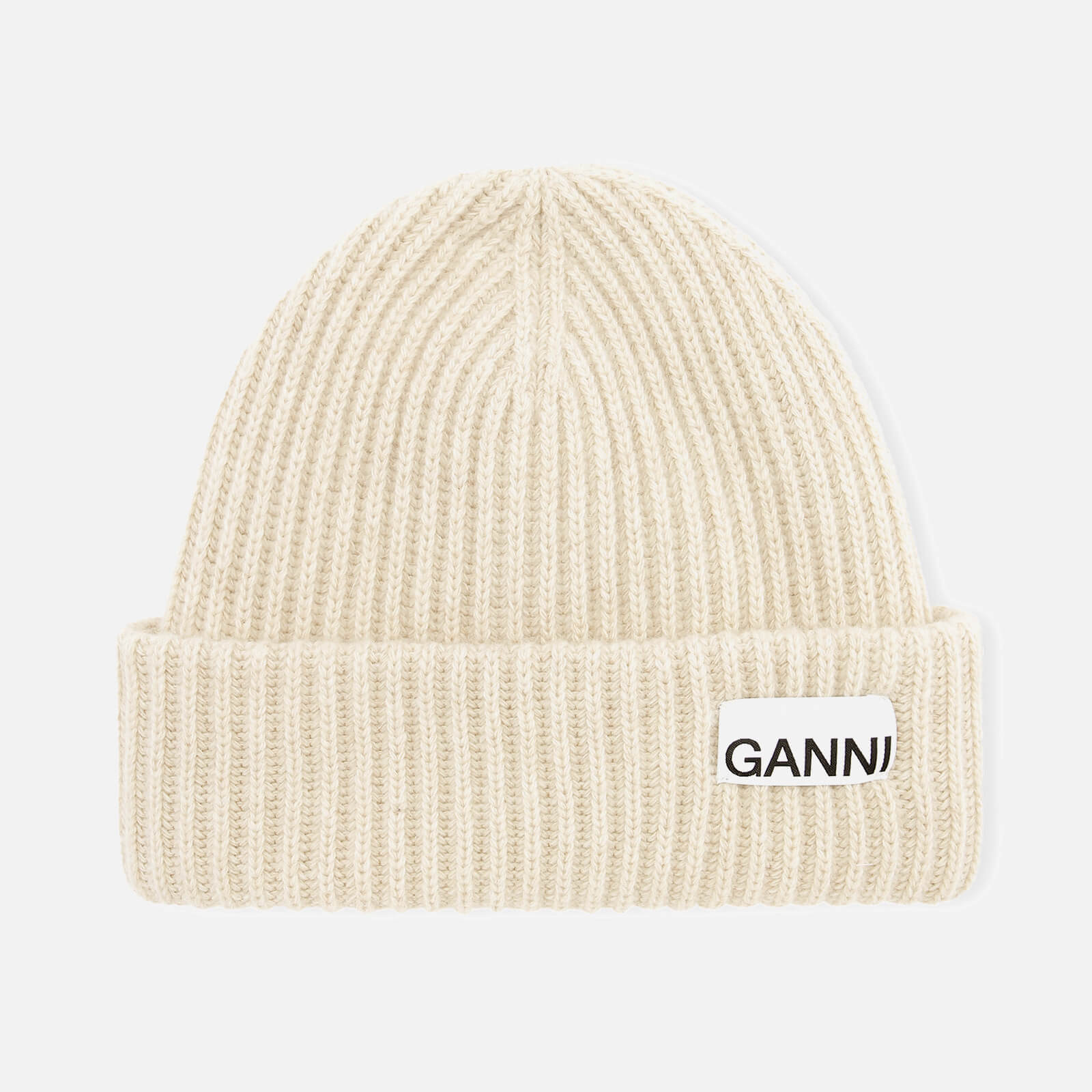 Ganni Women's Rib Knit Beanie - Brazilian Sand
