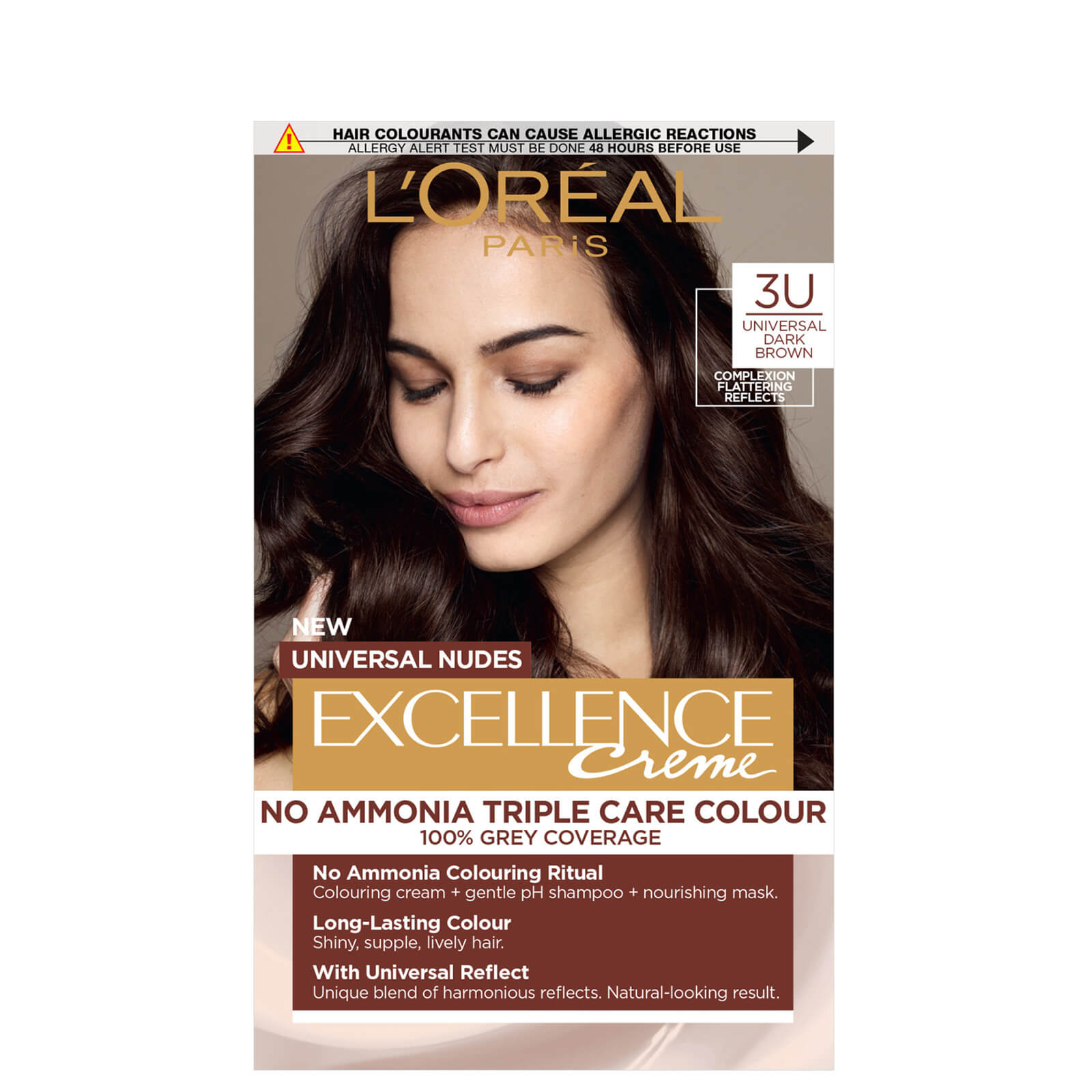 L'Oréal Paris Excellence Crème Universal Nudes Hair Dye (Various Shades) - 3U