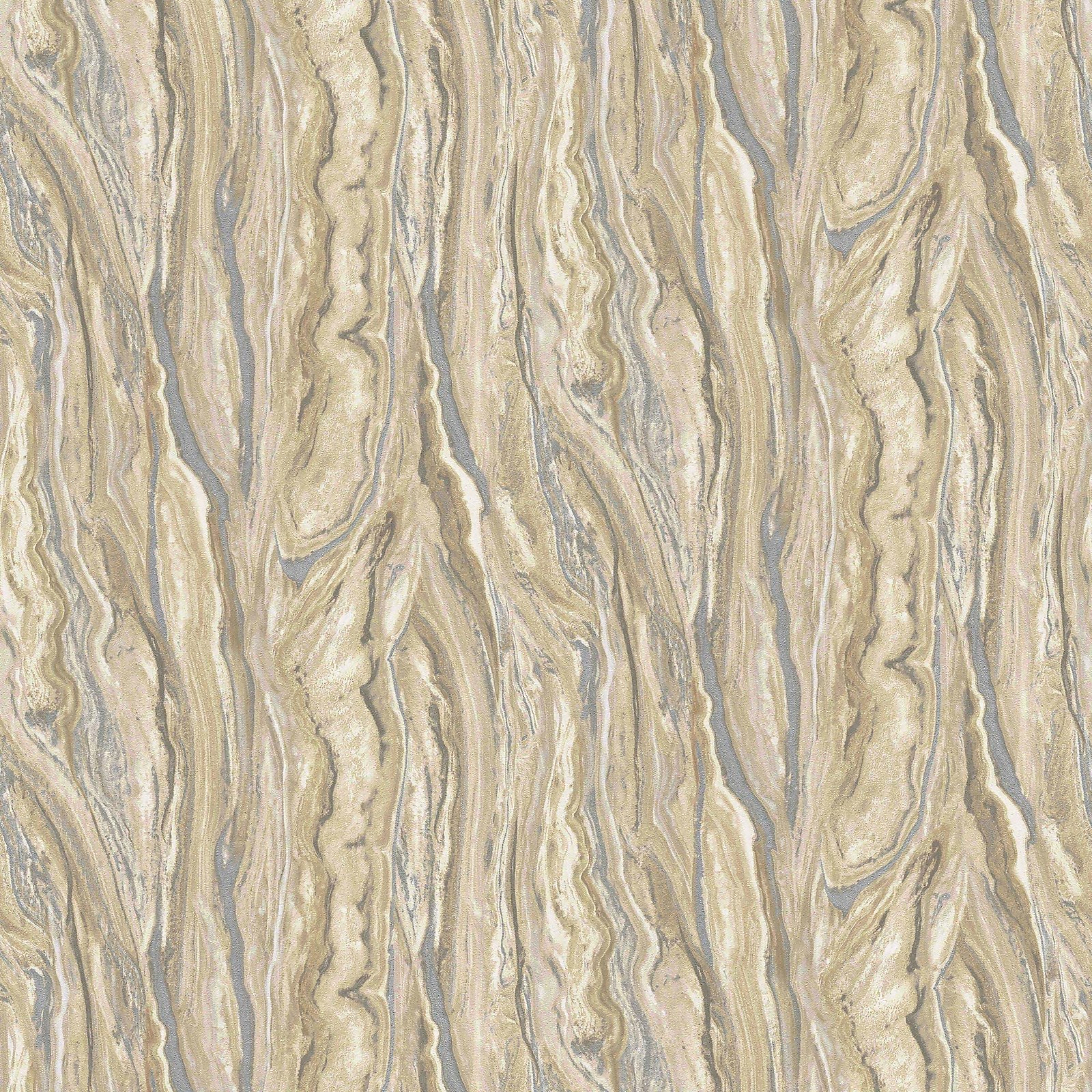 Photo of Elle Decoration Marble Gold Silver Wallpaper