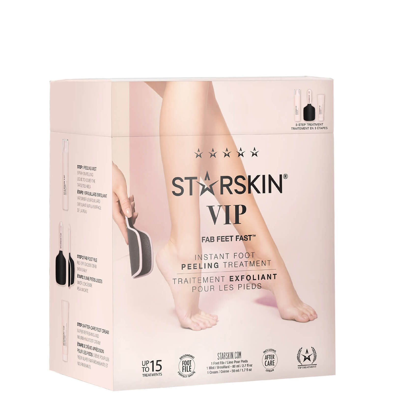 Photos - Facial / Body Cleansing Product STARSKIN VIP Fab Feet Fast Instant Foot Peeling Treatment SST027