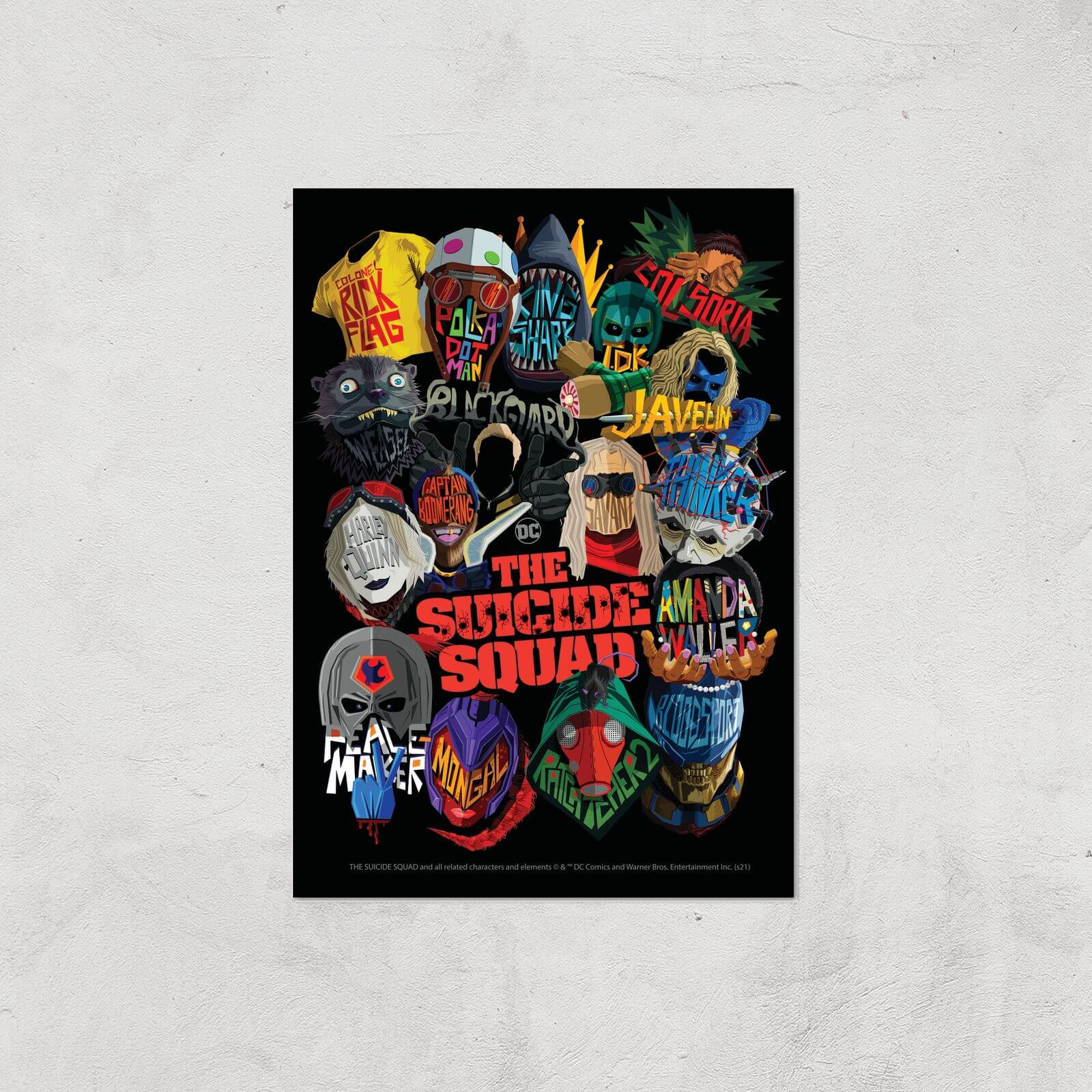 

Suicide Squad Poster Giclee Art Print - A4 - Print Only