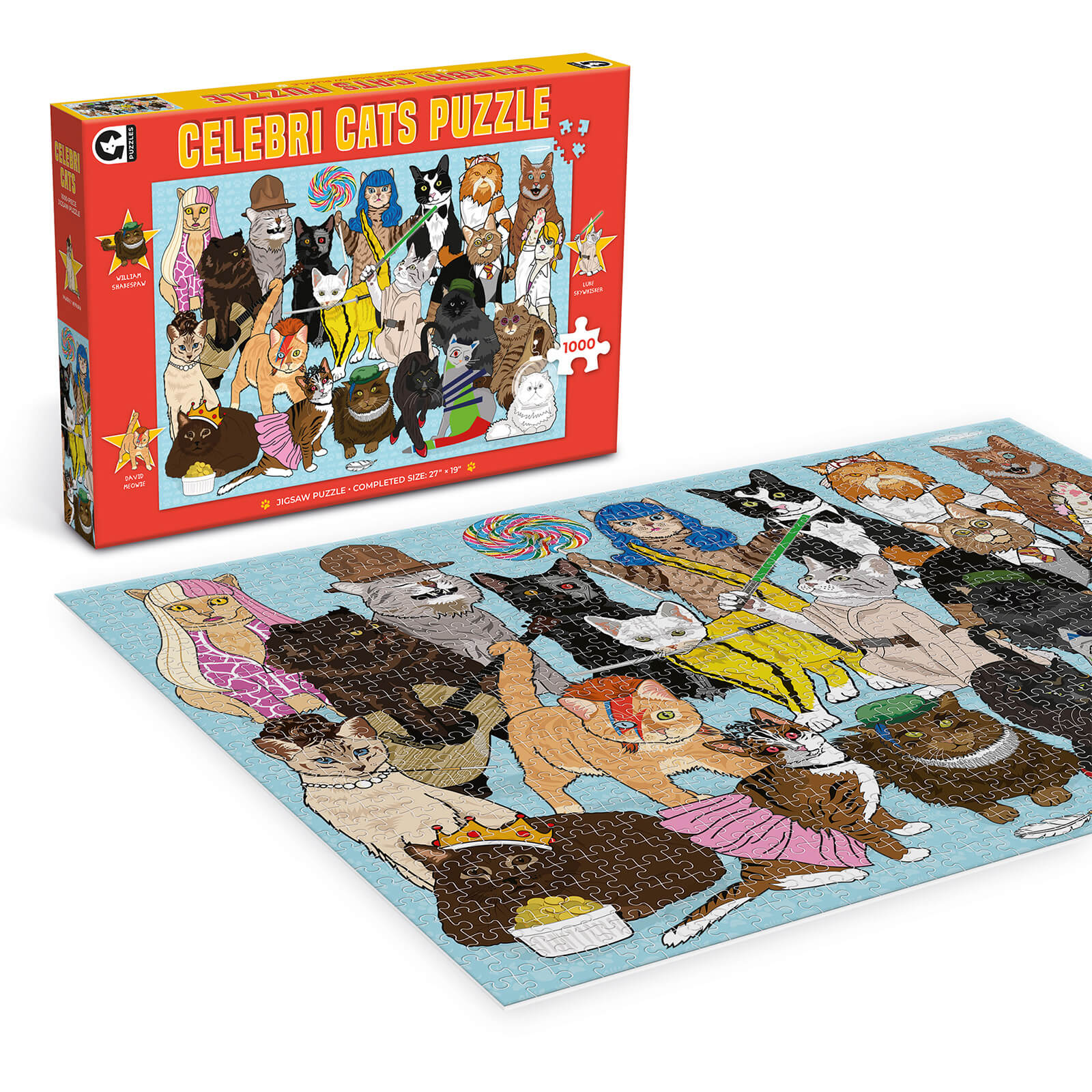 Image of Celebri Cats Jigsaw Puzzle