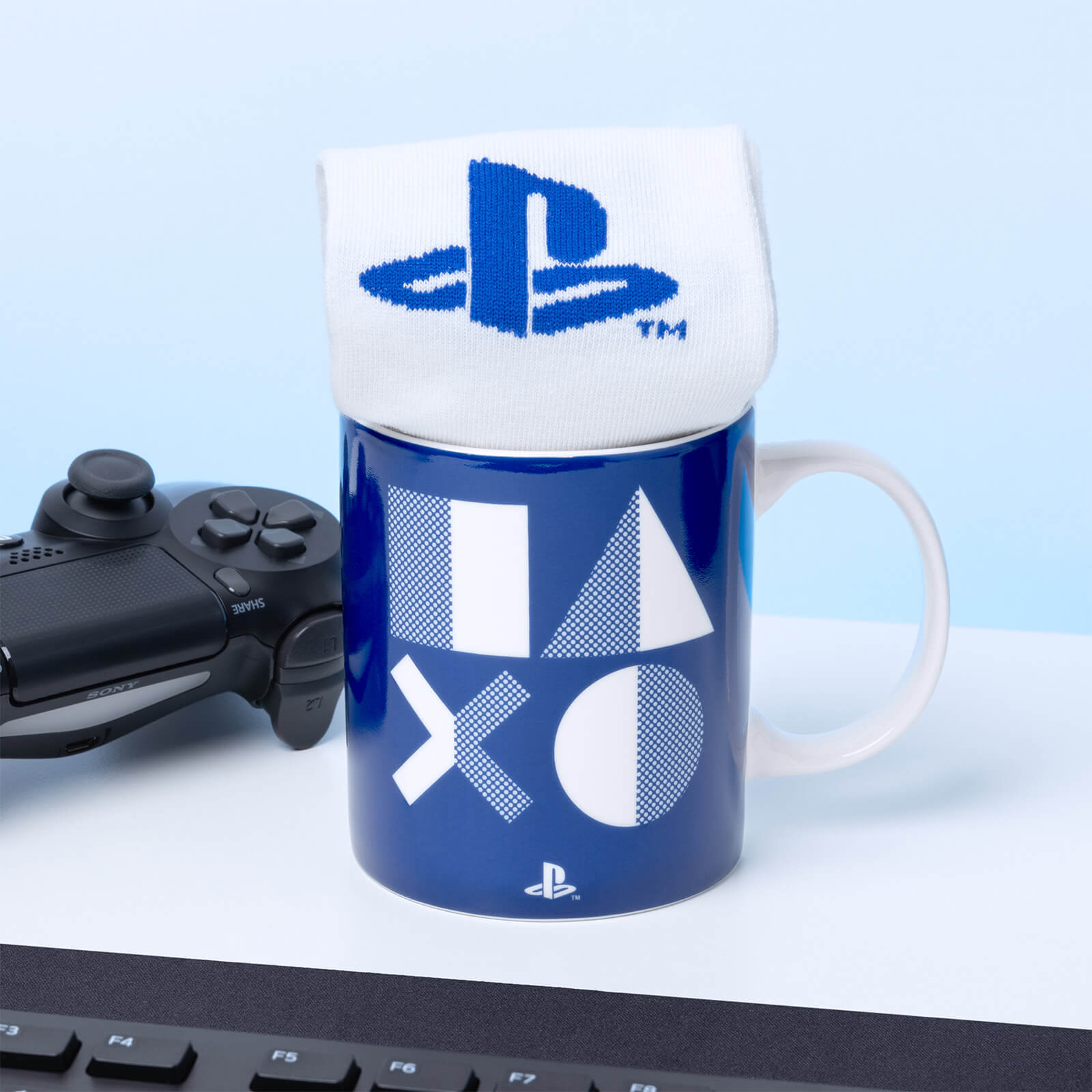 Image of Playstation Mug and Socks Gift Set