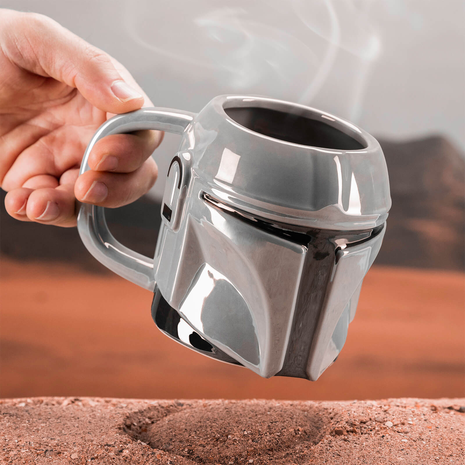 Click to view product details and reviews for The Mandalorian Shaped Mug.