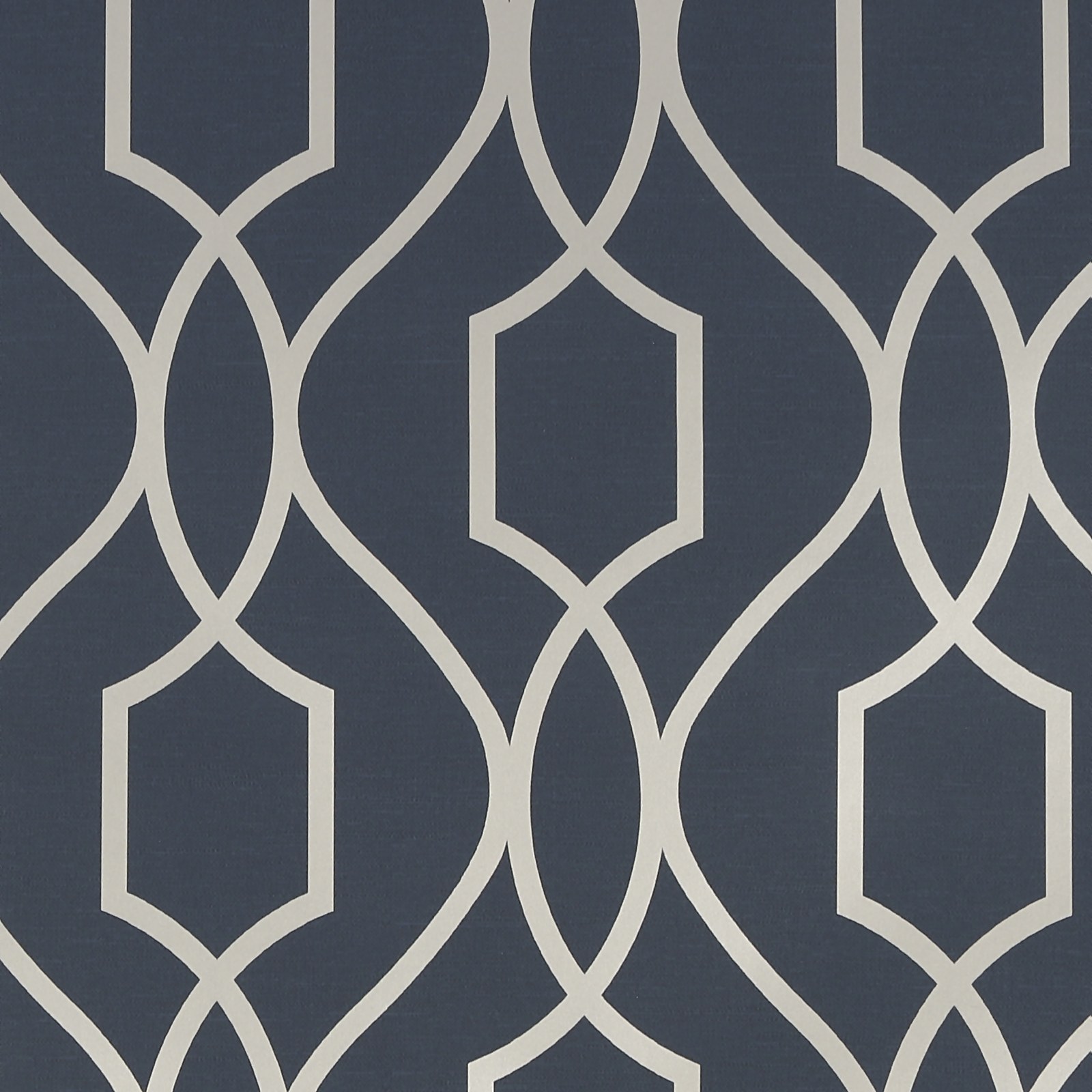 Photo of Apex Trellis Navy And Champagne Gold Wallpaper