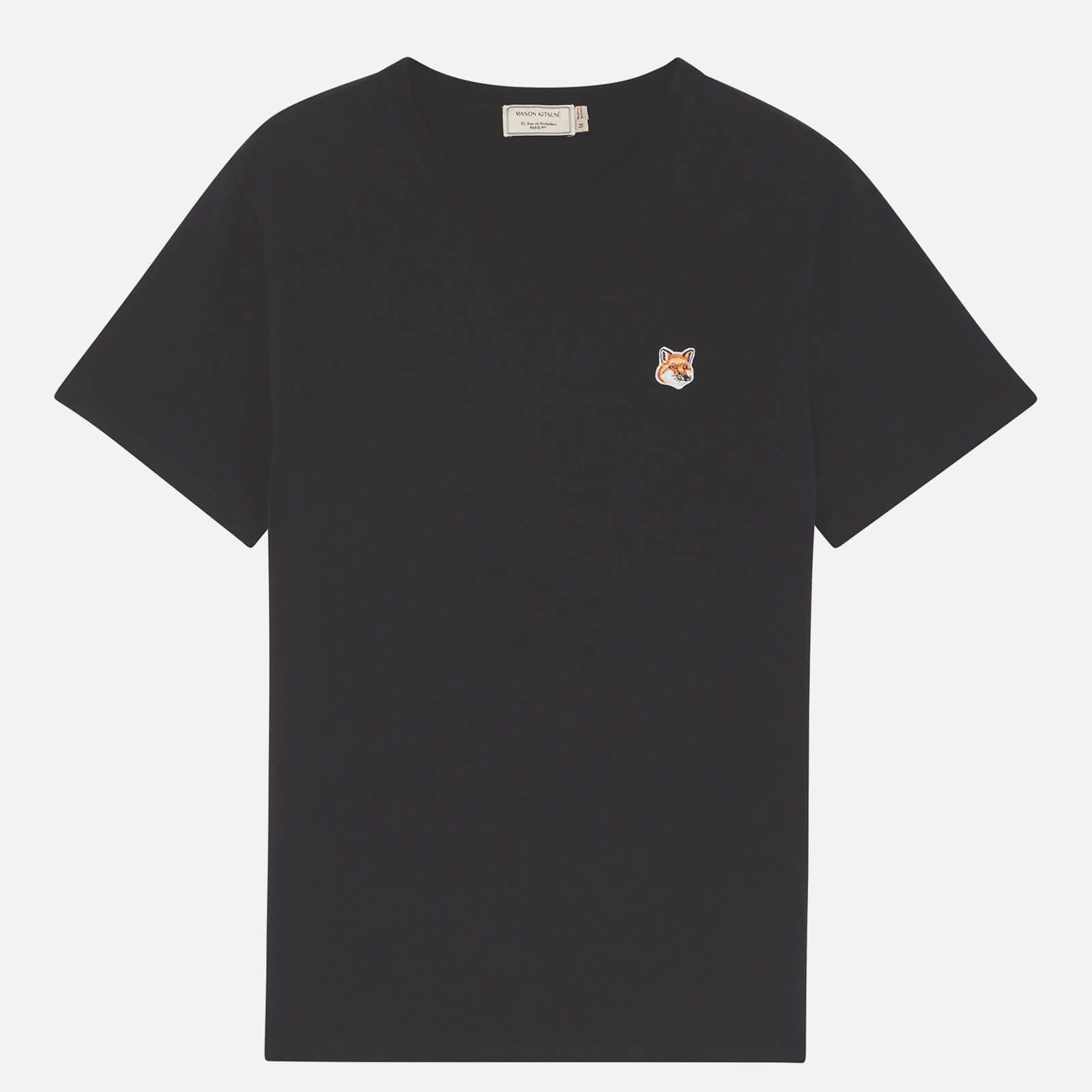 Maison Kitsuné Men's Fox Head Patch T-Shirt - Black - S