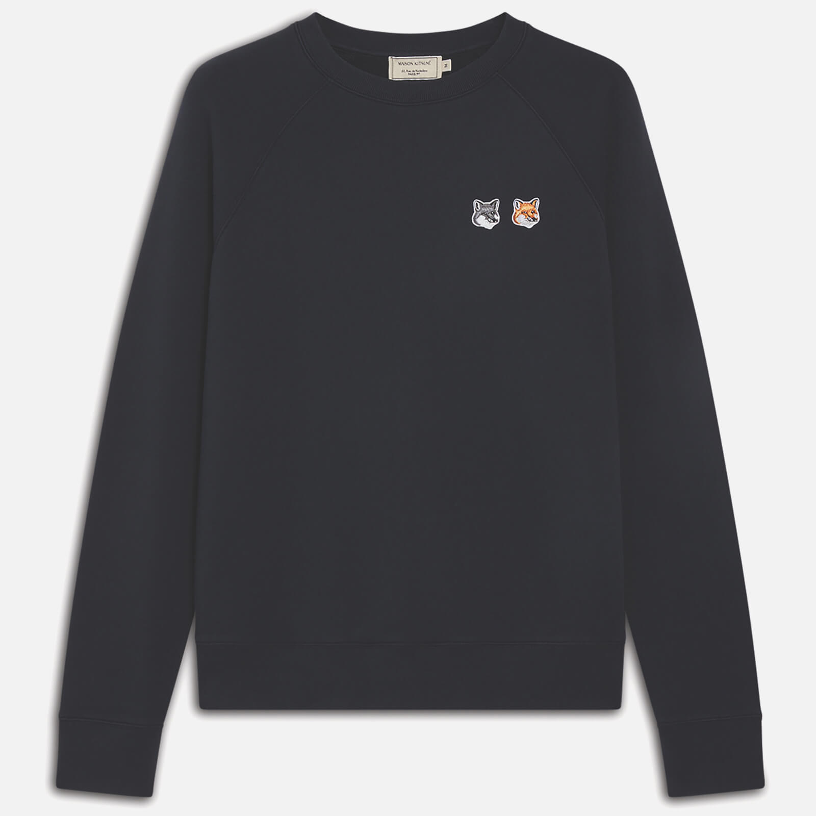 Maison Kitsuné Men's Double Fox Head Patch Sweatshirt - Anthracite - S