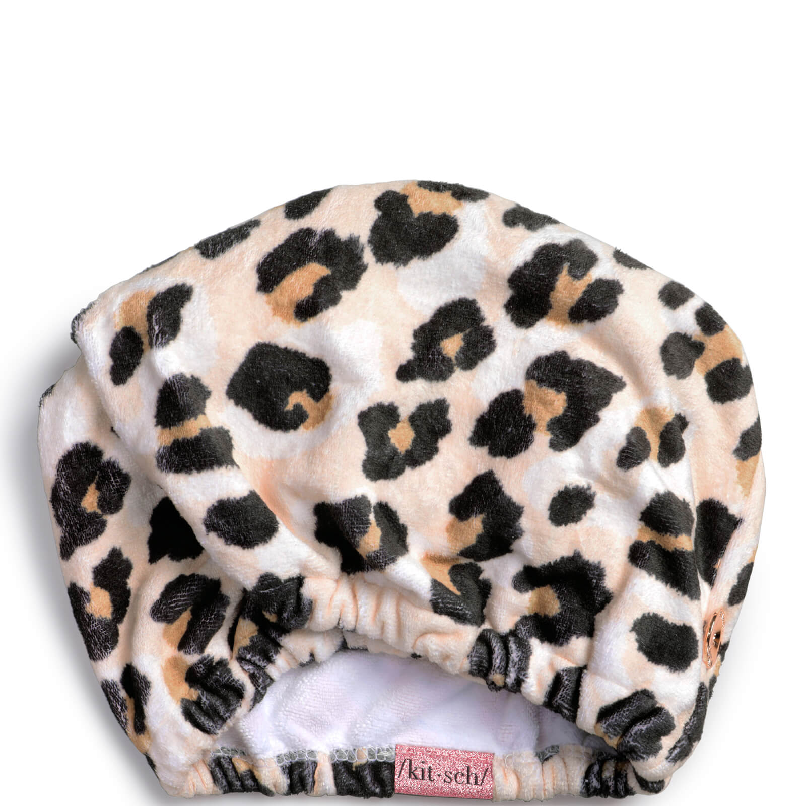 Image of Kitsch Microfiber Hair Towel (Various Colours) - Leopard