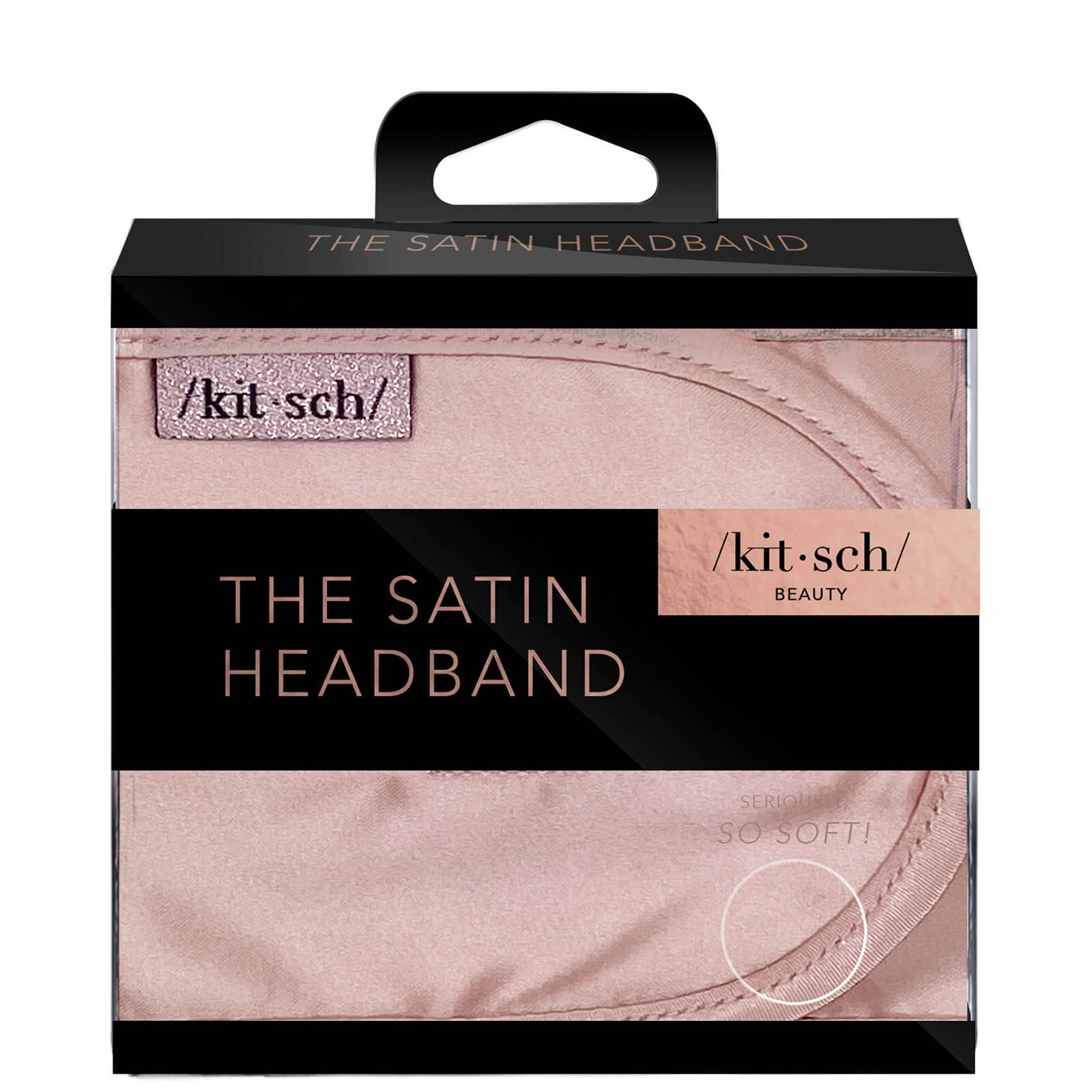 Kitsch Satin Sleep Headband (Various Colours) - Blush