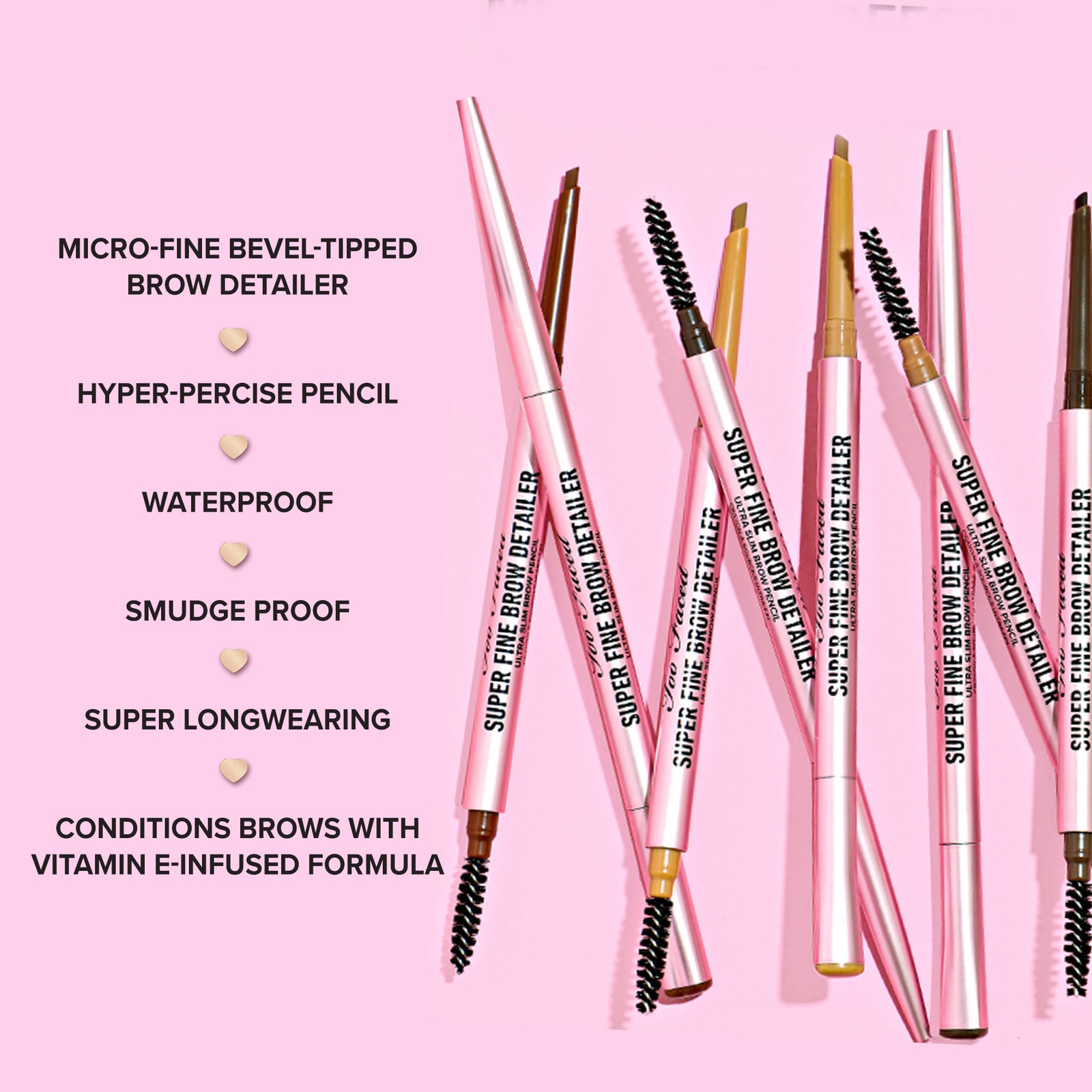 Thumbnail - Too Faced Superfine Brow Detailer Ultra Slim Augenbrauenstift 0,08 g (Verschiedene Farbtöne) - Soft Brown