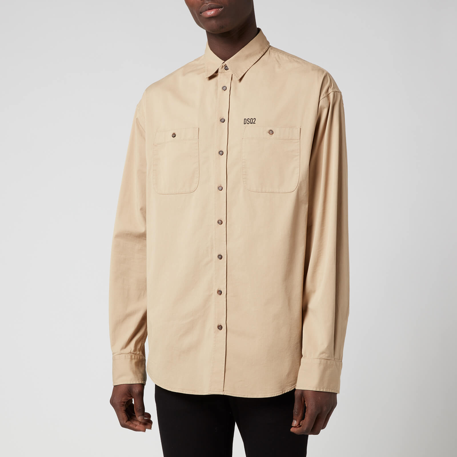 Dsquared2 Men's Long Sleeve Shirt - Beige - 46/S