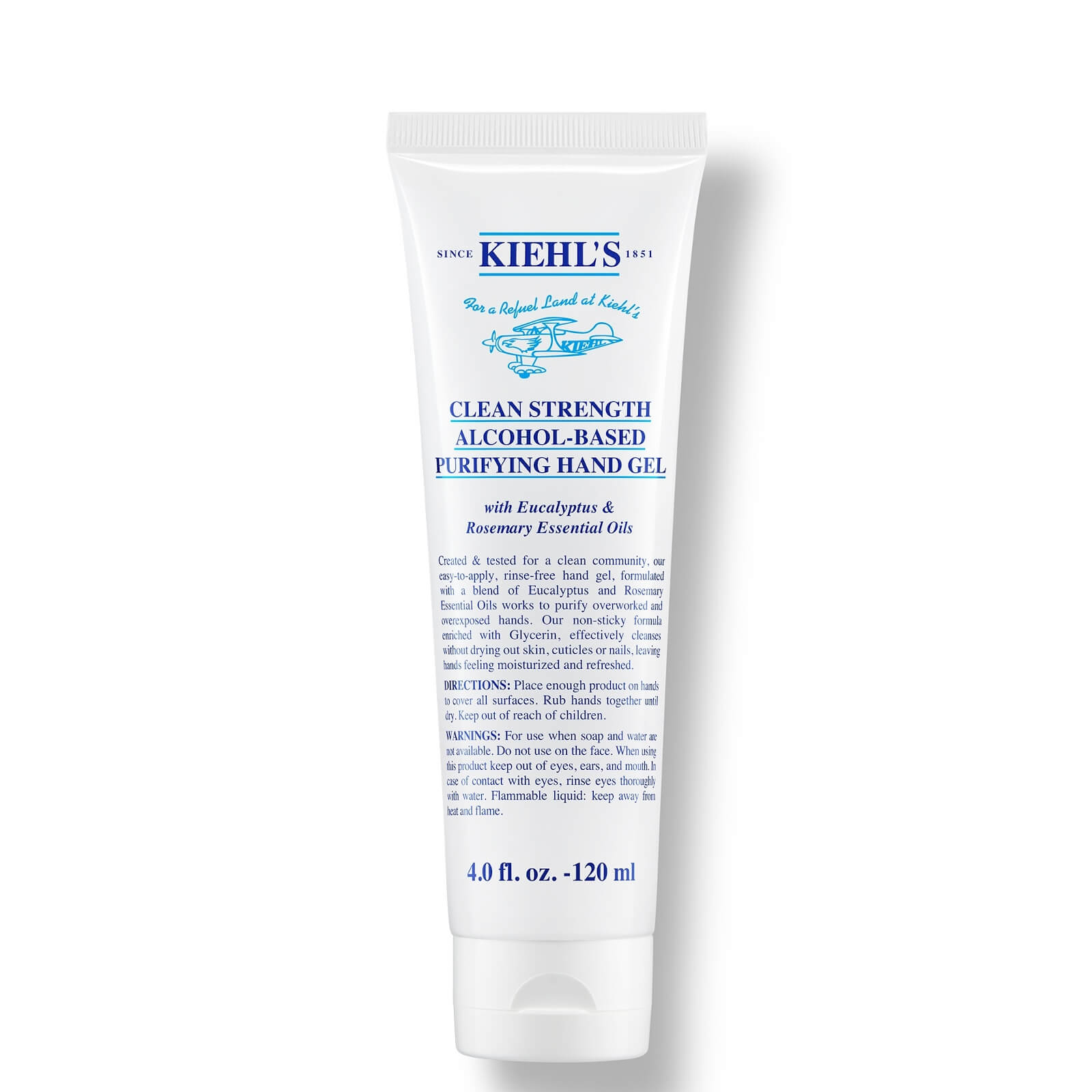 

Kiehl's Clean Strength Alcohol-Based Purifying Hand Gel 125ml