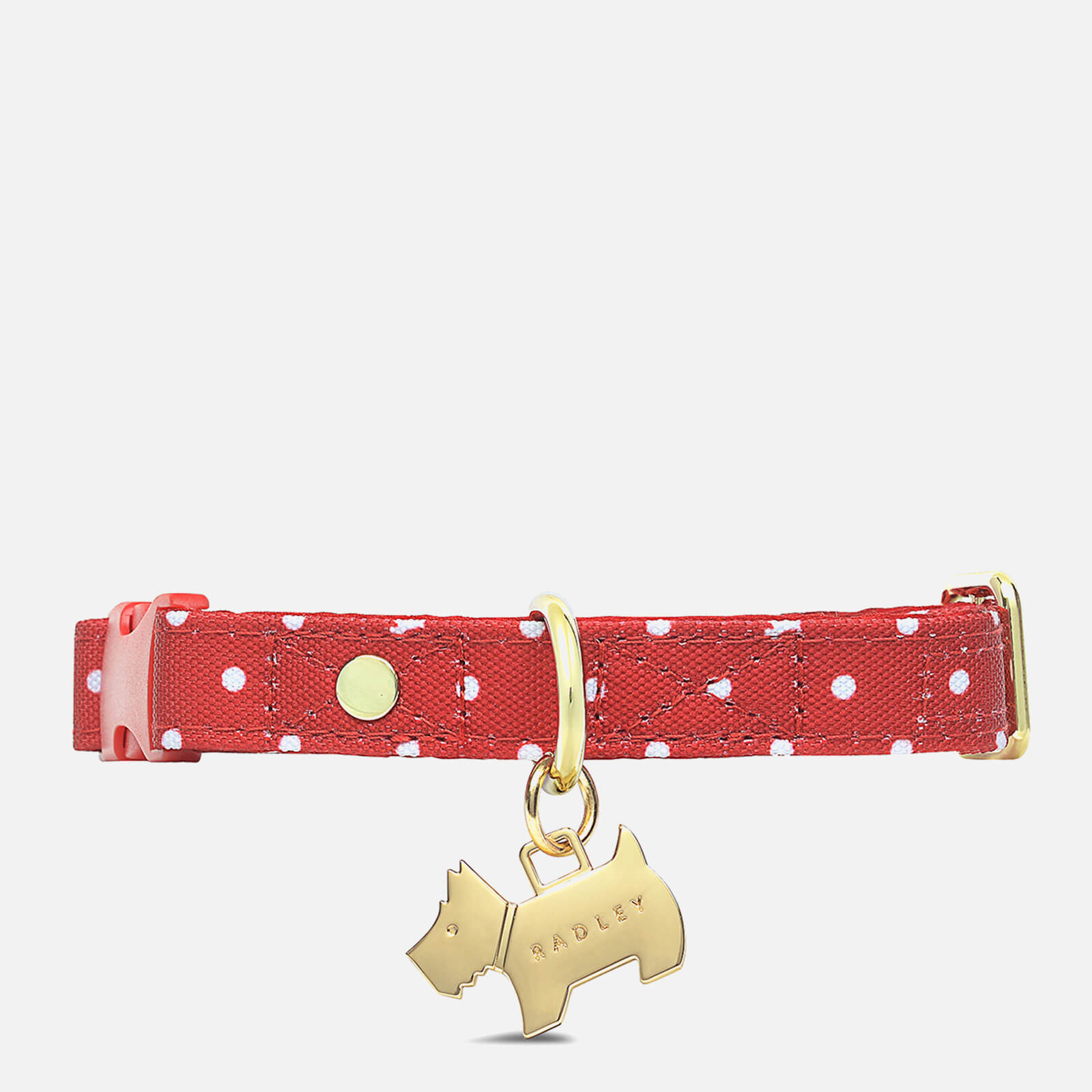Radley Printed Dog Collar - Crimson - S-M