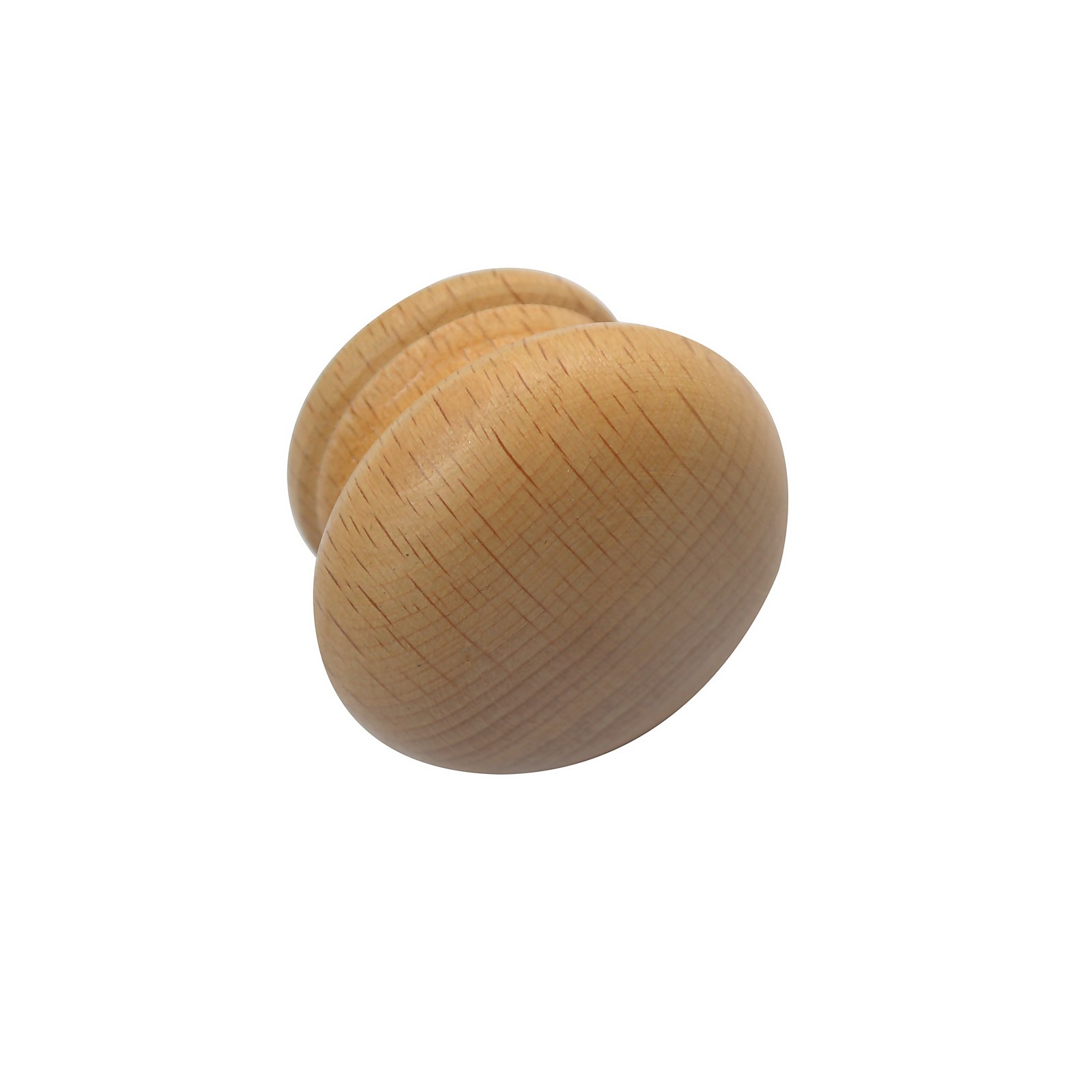 Photo of Beech 35mm Natural Wooden Cabinet Knob - 2 Pack