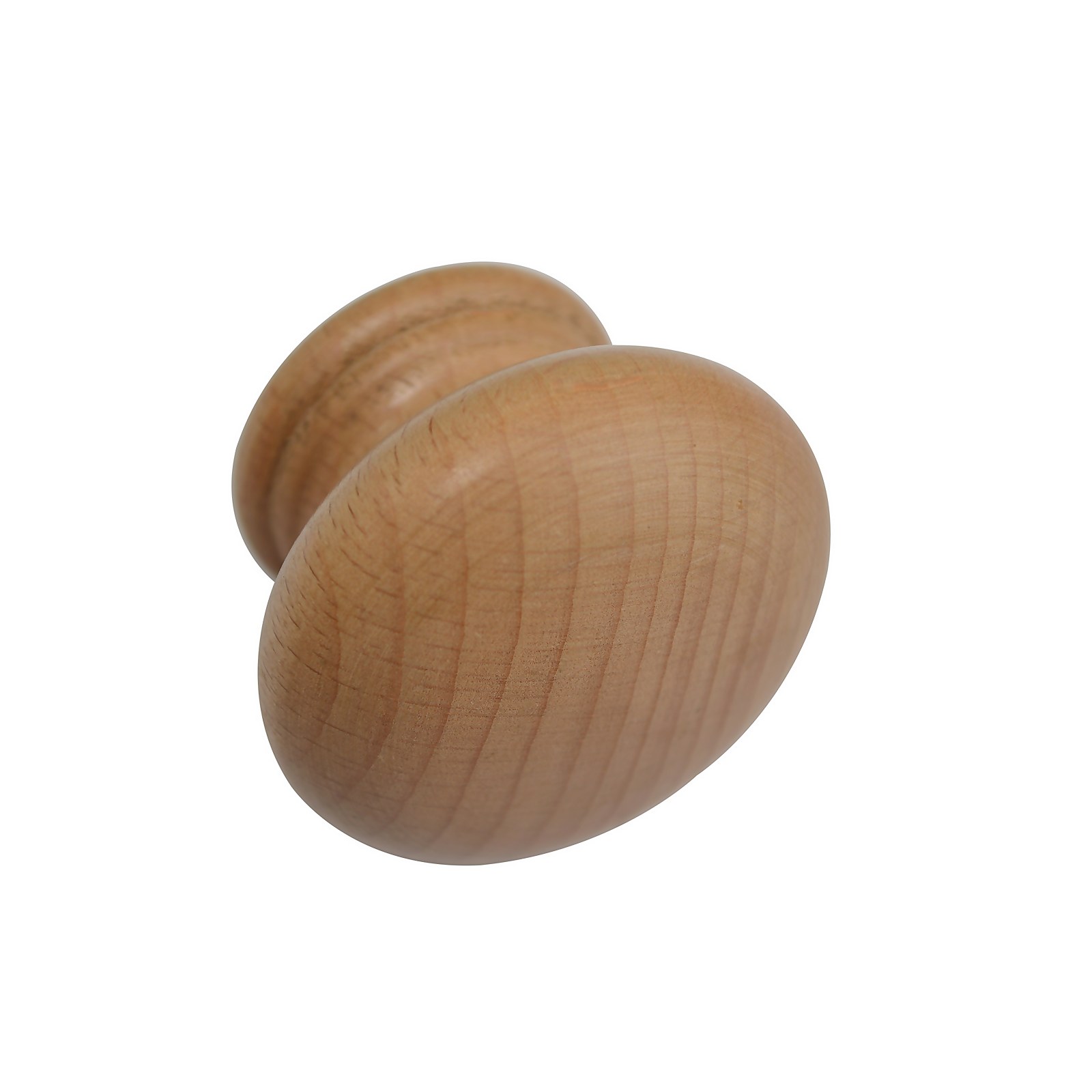 Photo of Large 96mm Varnished Beech Wooden Cabinet Knob - 2 Pack