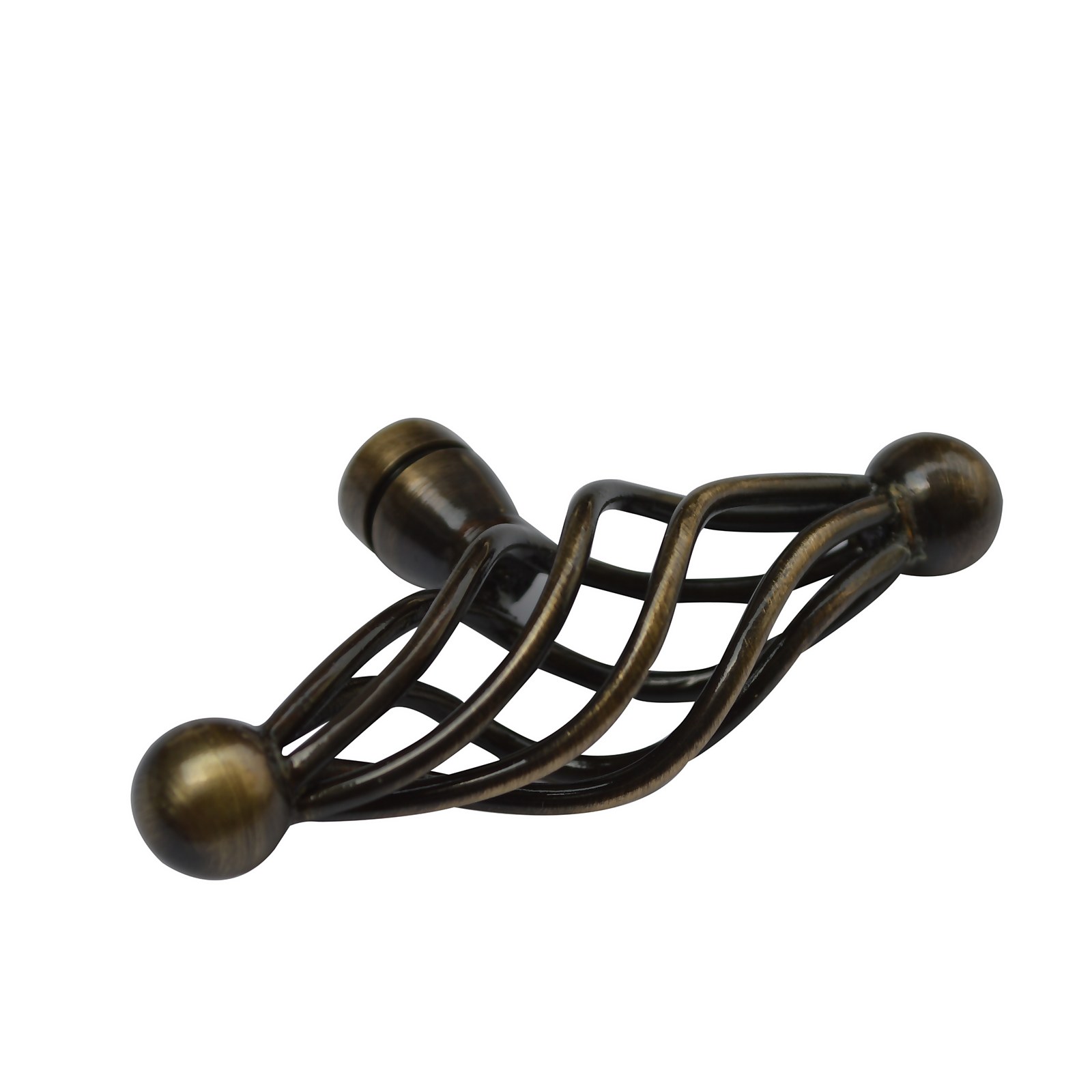 Photo of Twyford 30mm Cage Brass Cabinet Knob - 2 Pack