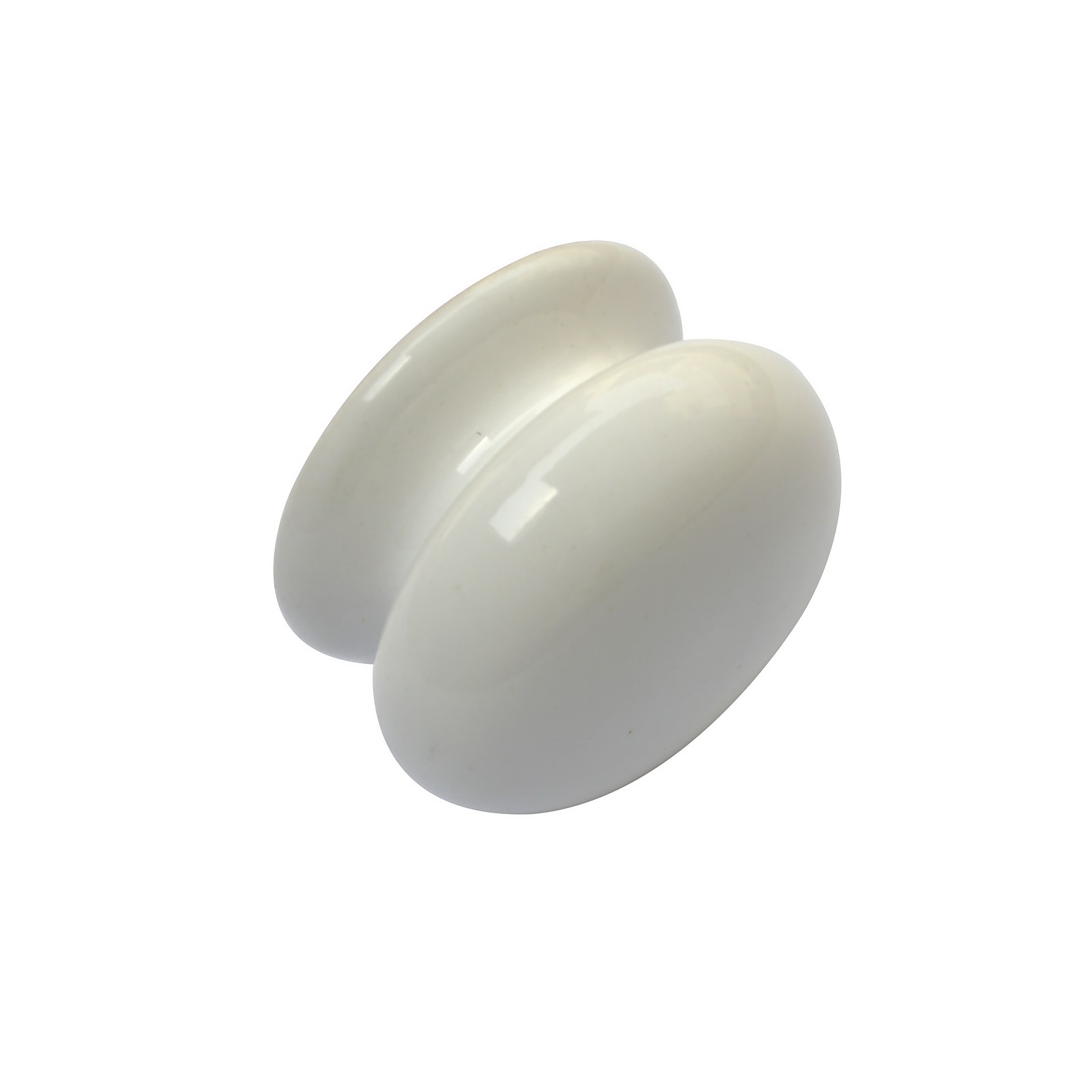 Photo of Porcelain 50mm White Cabinet Knob - 2 Pack