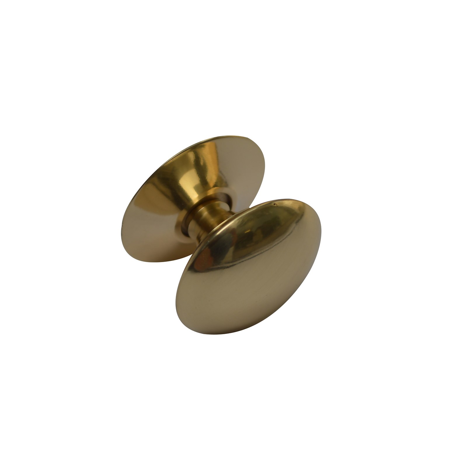 Photo of Victorian 30mm Polished Brass Cabinet Knob - 2 Pack
