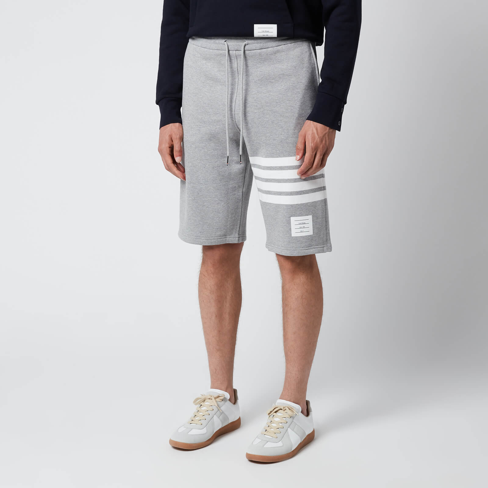 Thom Browne Men's 4-Bar Classic Sweat Shorts - Light Grey - 5/XXL