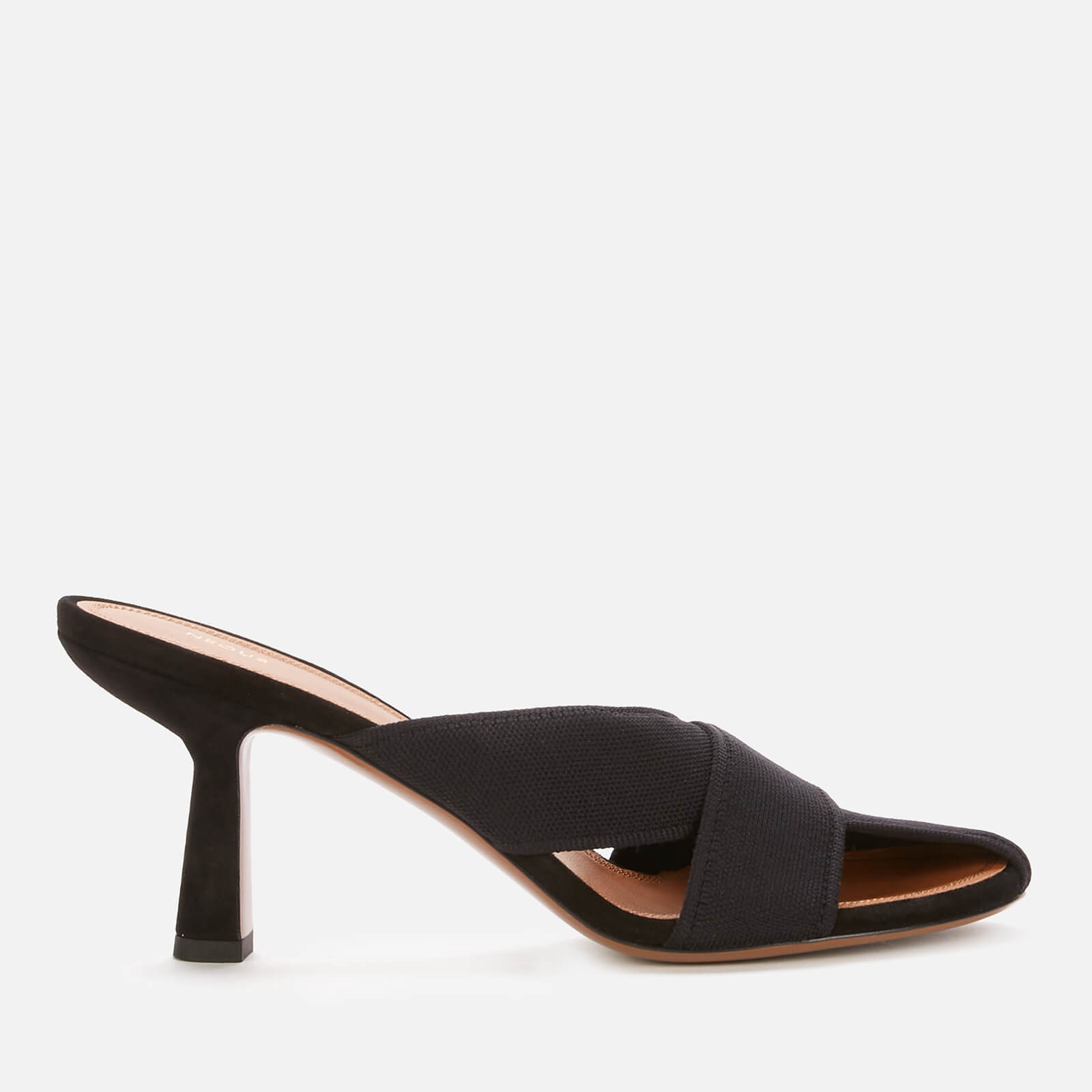 Neous Women's Ogma Knit Heeled Mules - Black - UK 4