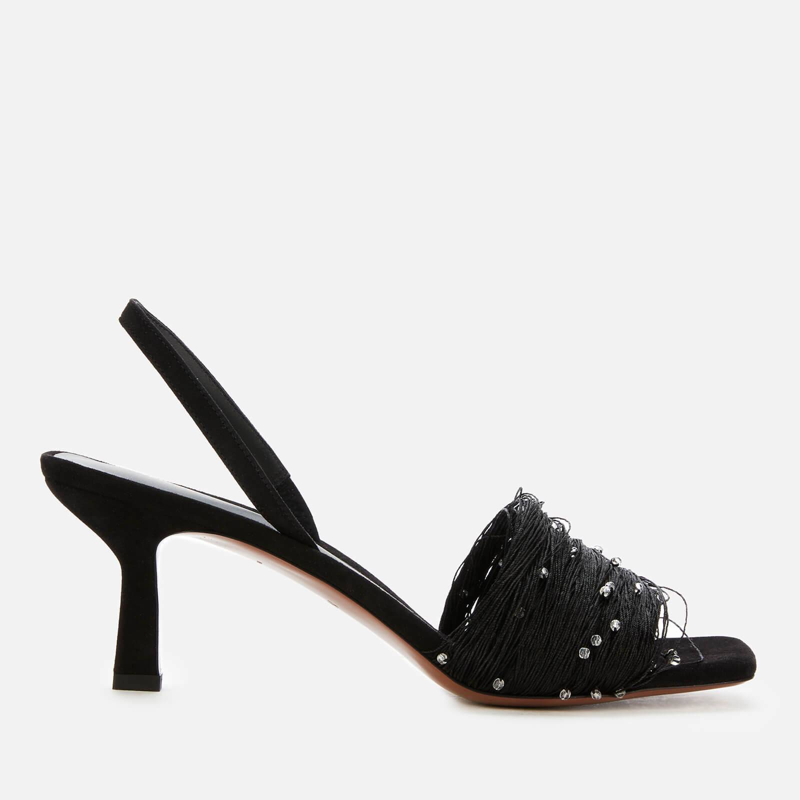 Neous Women's Syrma Slingback Heeled Sandals - Black - UK 5