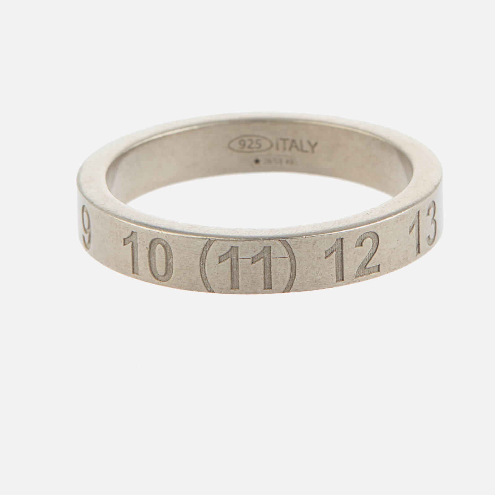 Maison Margiela Men's Number Ring - Palladio Semi Polished - L