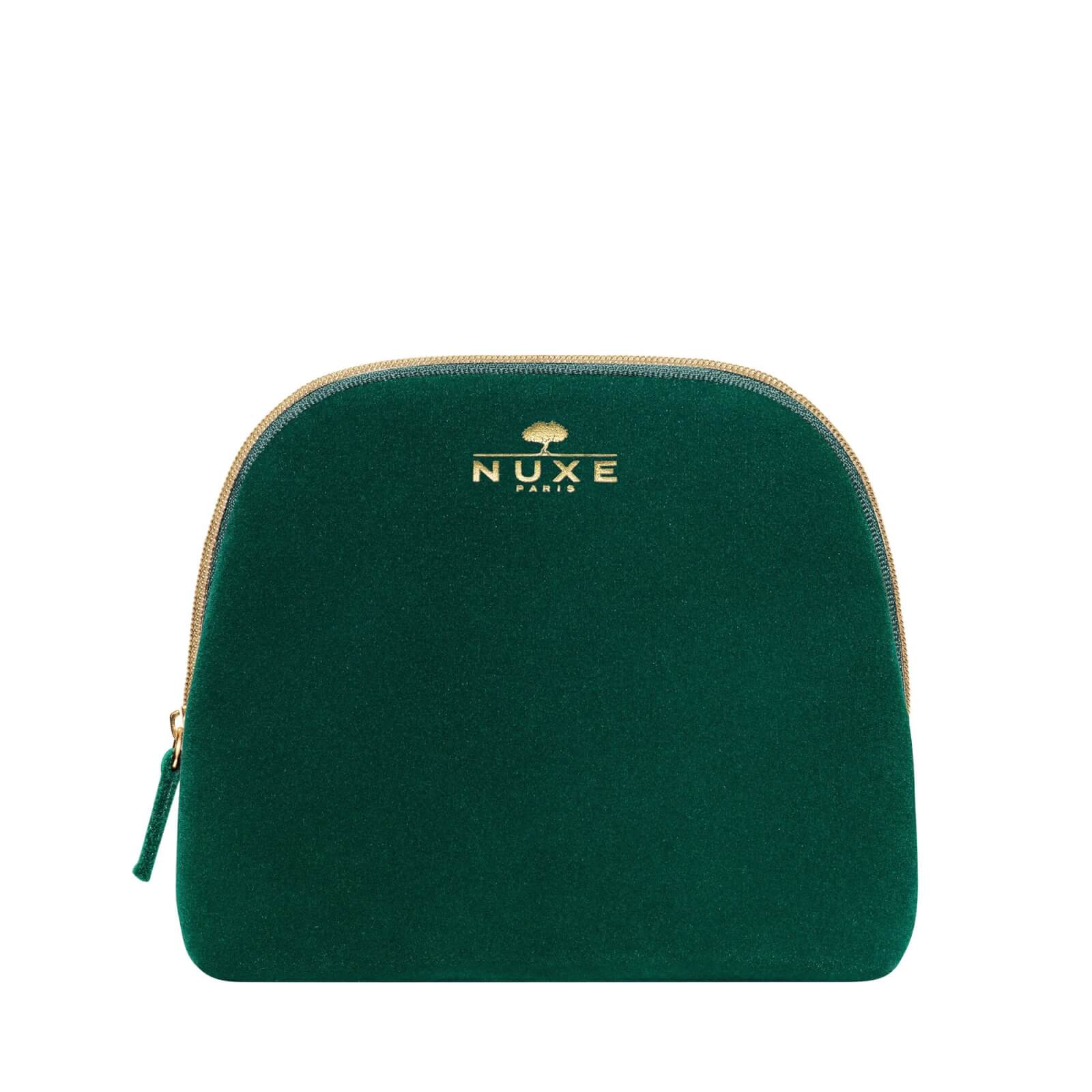 NUXE Small Green Velvet Pouch