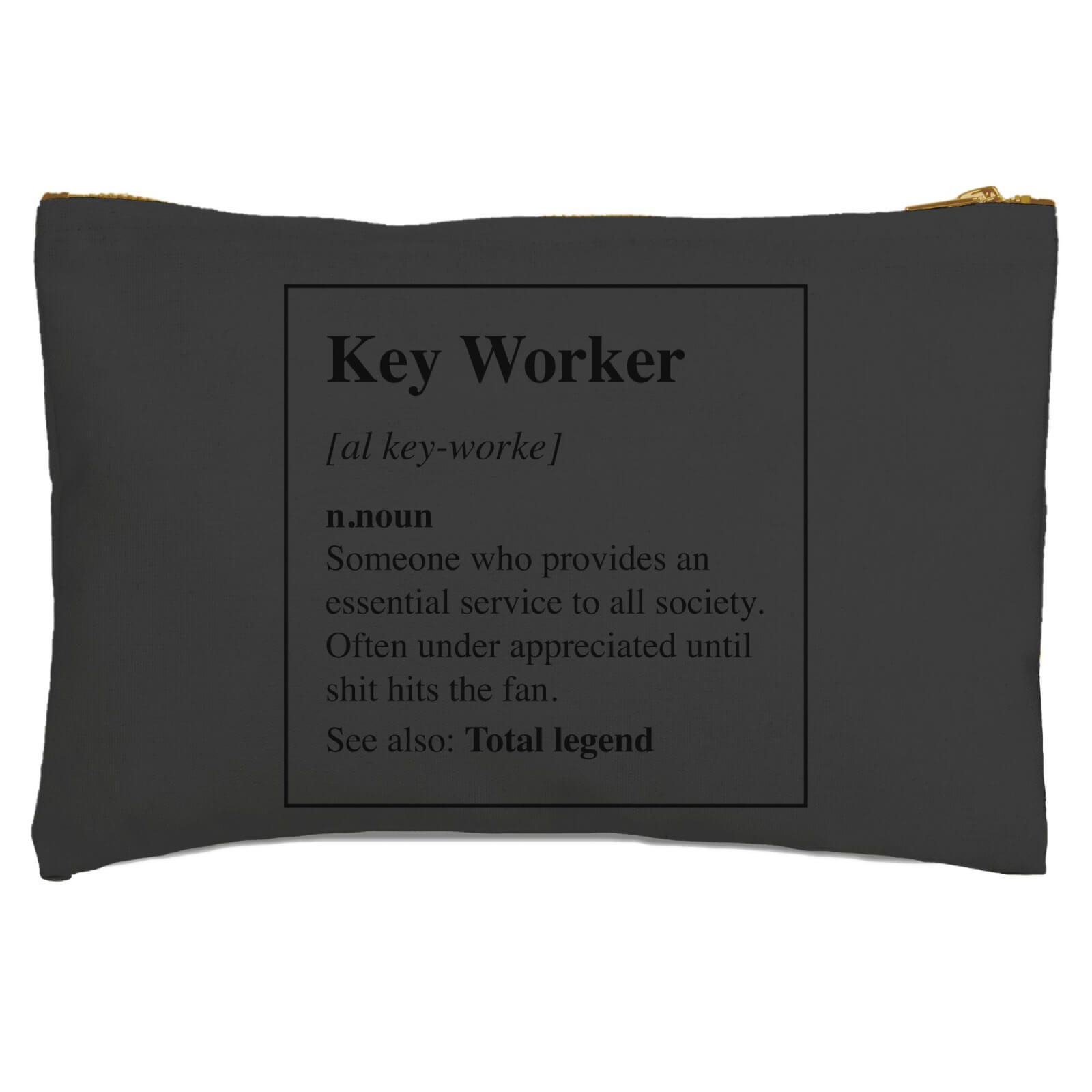 Key Workers Definition Zipped Pouch