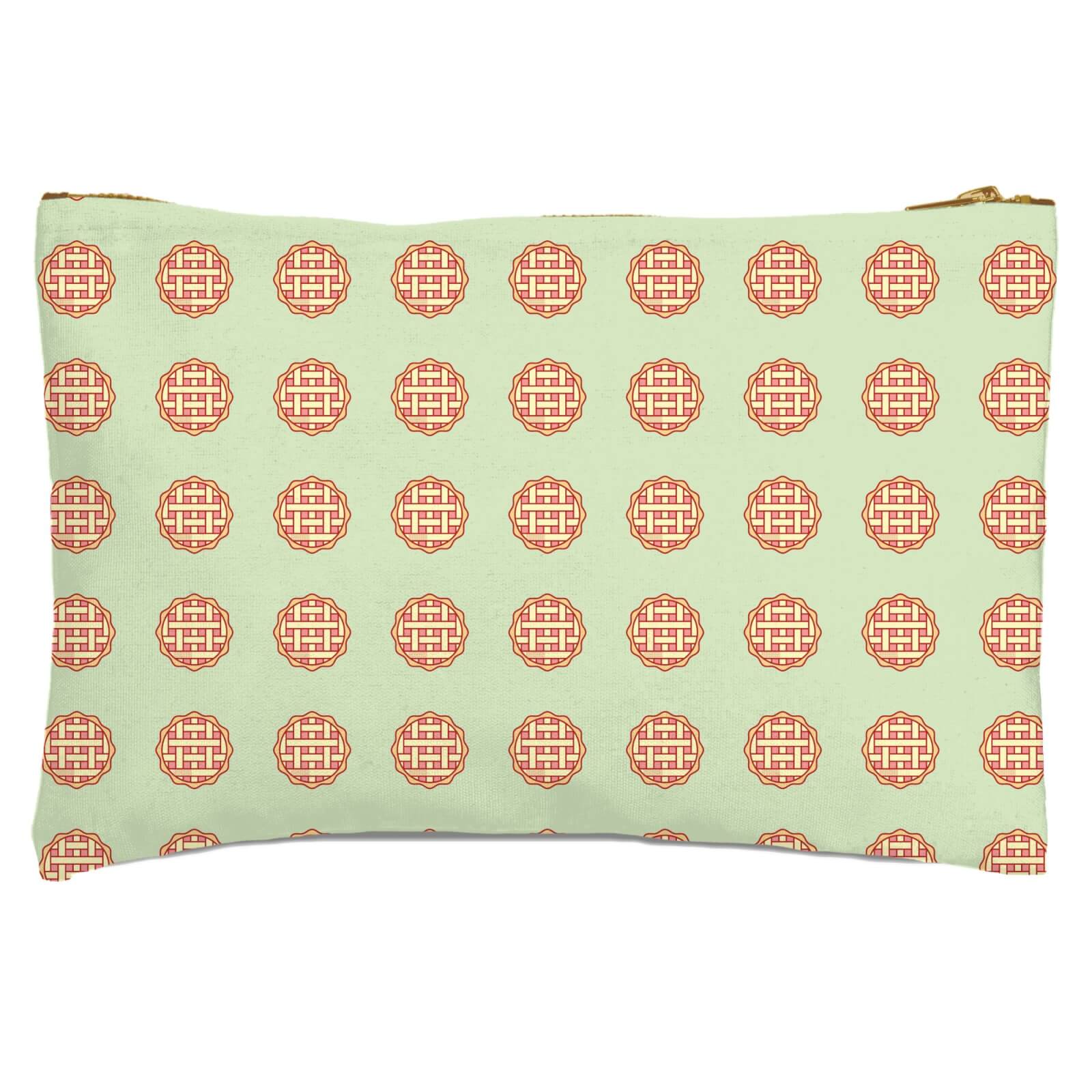Pie Pattern Zipped Pouch