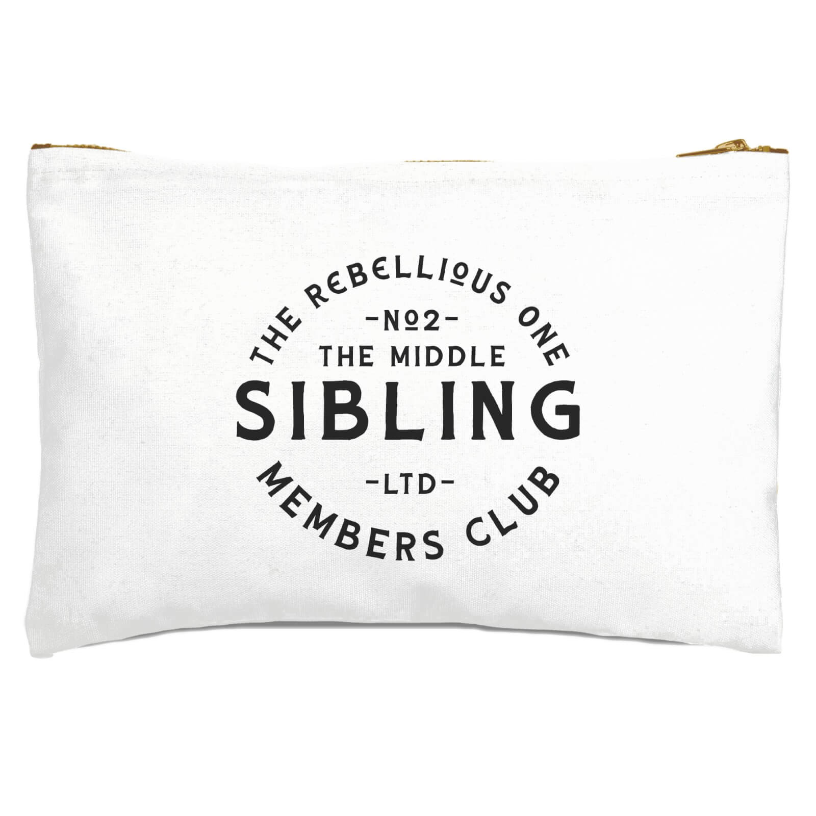 The Middle Sibling The Rebellious One Zipped Pouch