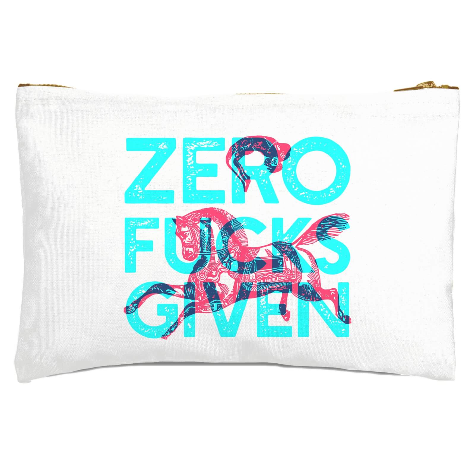 Zero Fuck Givens Zipped Pouch