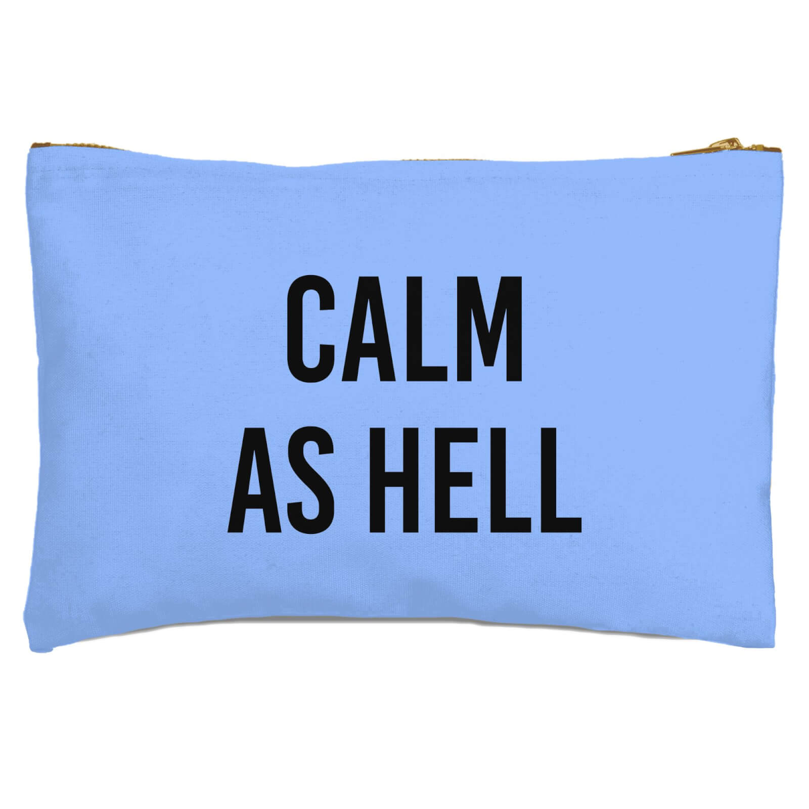 CALM AS HELL Zipped Pouch