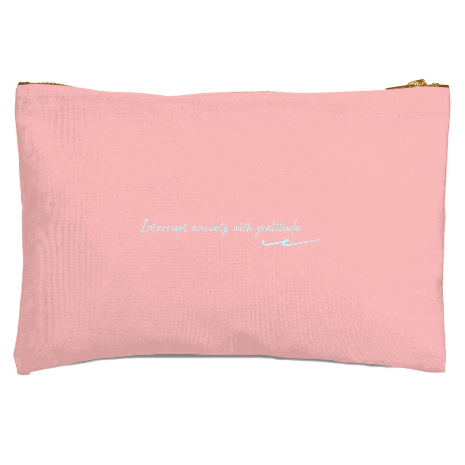 Interrupt Anxiety With Gratitude Zipped Pouch