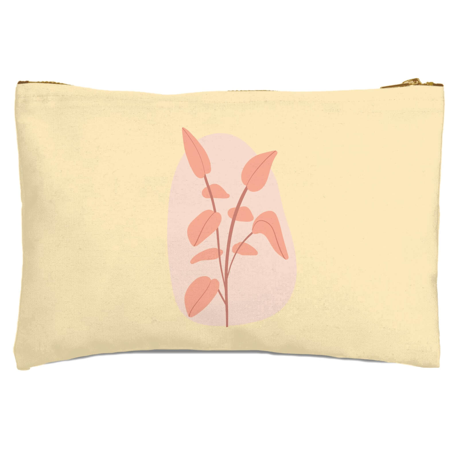 Stalk And Leaves Zipped Pouch