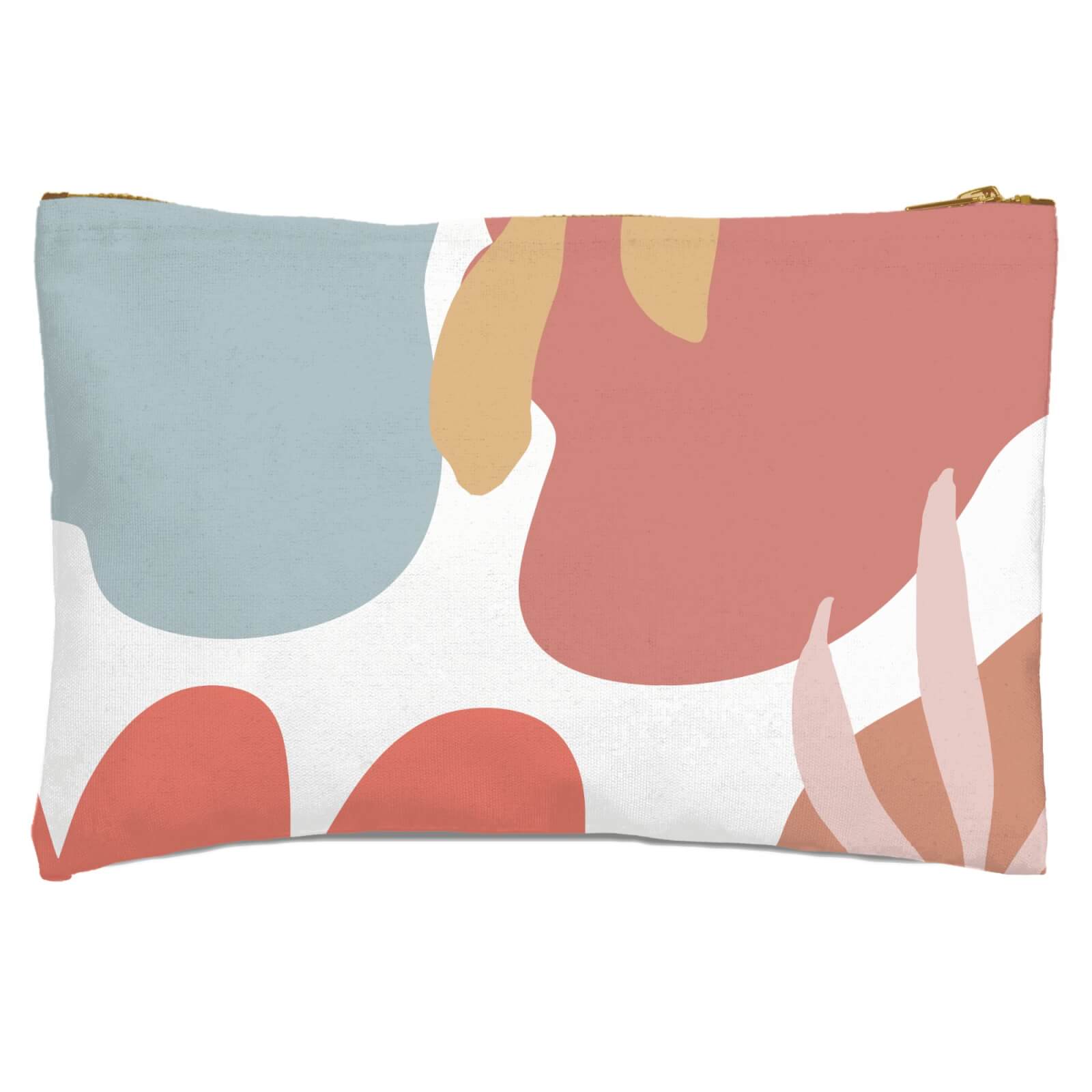 Abstract Clouds And Leaves Zipped Pouch